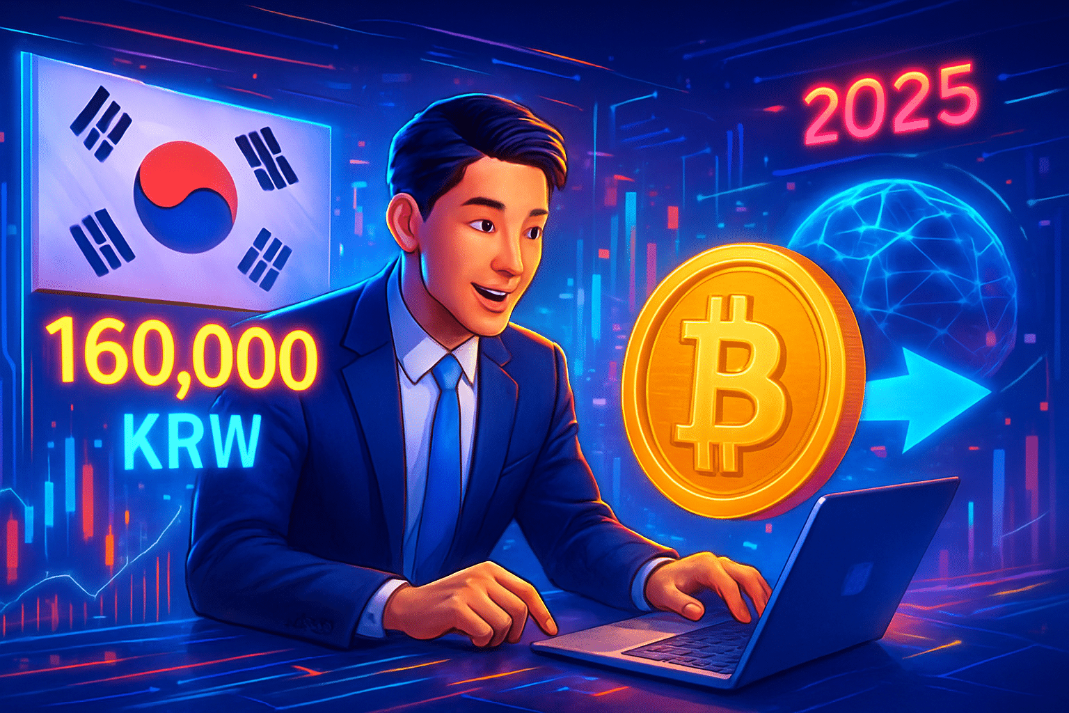 Nhà đầu tư crypto Hàn Quốc chuyển 160 nghìn tỷ Nhà đầu tư crypto Hàn Quốc chuyển 160 nghìn tỷ KRW ra sàn nước ngoài năm 2025