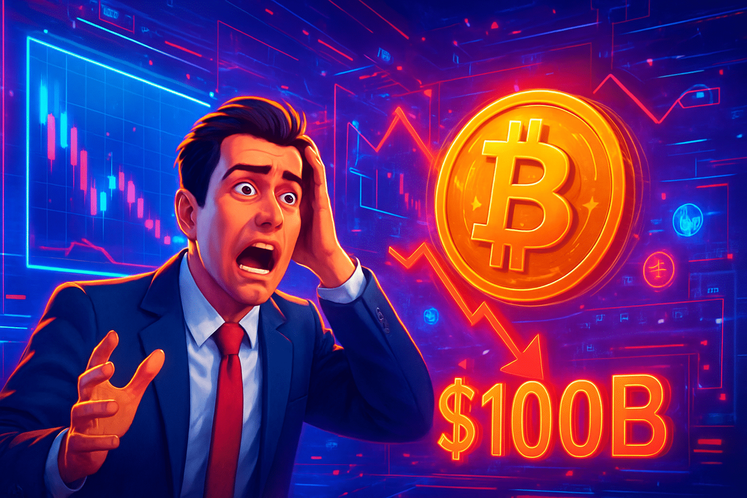 Nhà đầu tư hoảng loạn vì Mỹ đóng cửa, crypto bốc hơi 100 tỷ USD