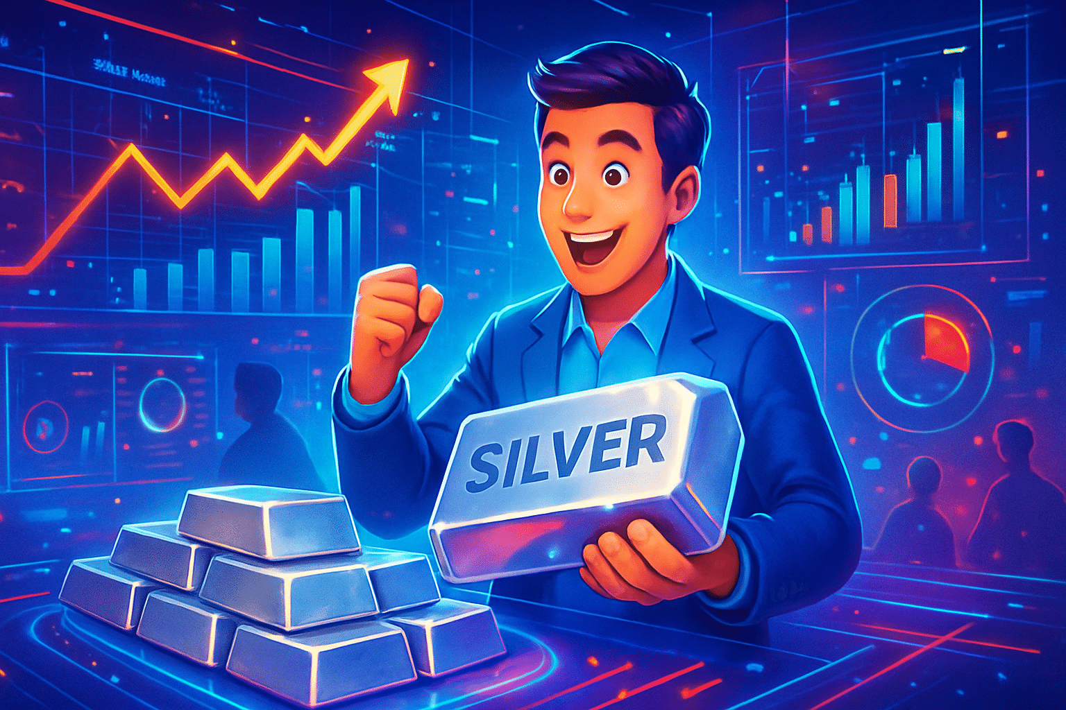 Nhà đầu tư nhỏ lẻ đổ xô mua bạc Nhà đầu tư nhỏ lẻ đổ xô mua bạc