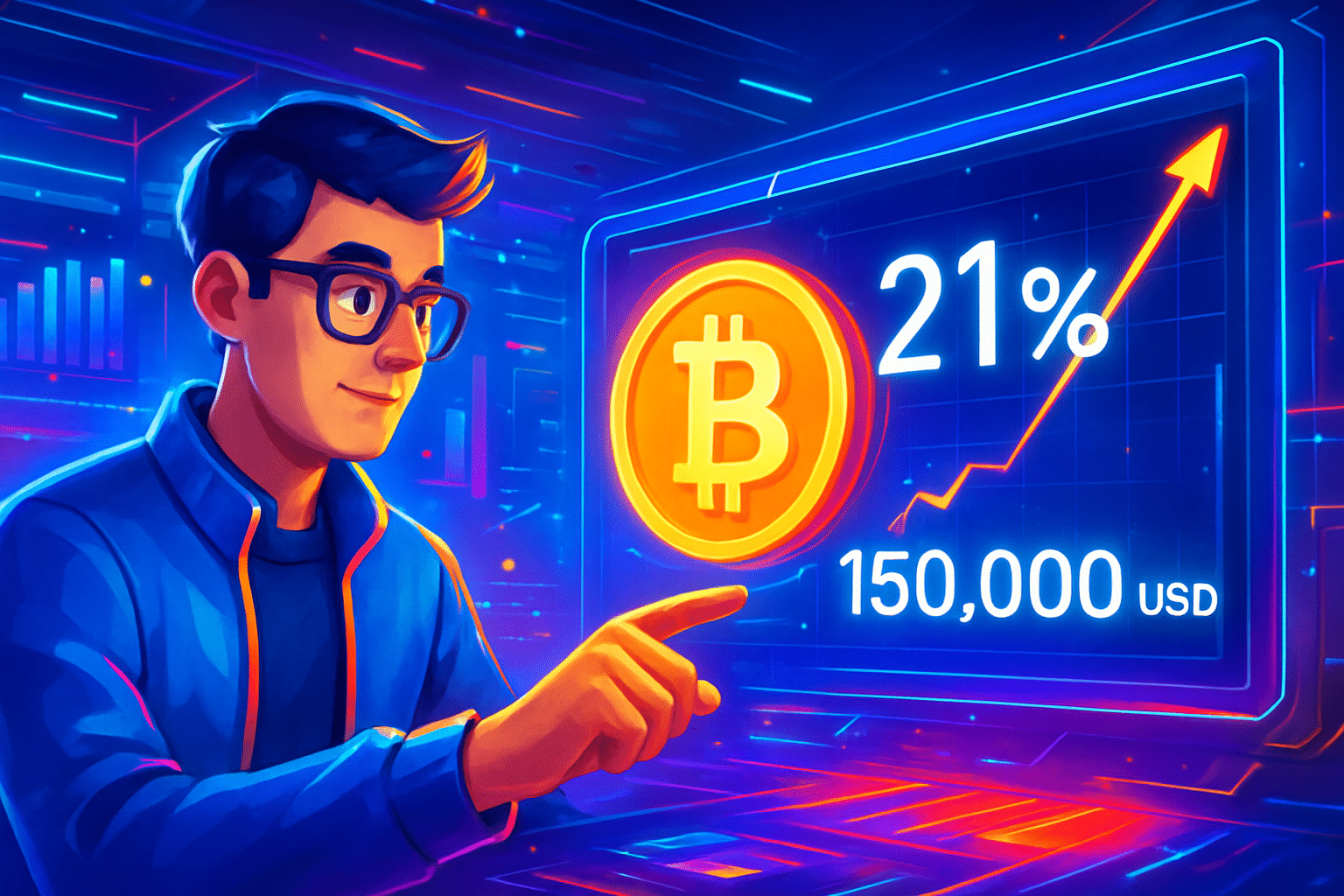 Nhà giao dịch Polymarket: Bitcoin chỉ 21% cơ hội lên Nhà giao dịch Polymarket: Bitcoin chỉ 21% cơ hội lên 150.000 USD