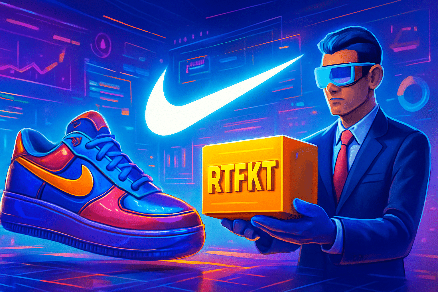 Nike âm thầm bán công ty con sản phẩm số Nike âm thầm bán công ty con sản phẩm số RTFKT