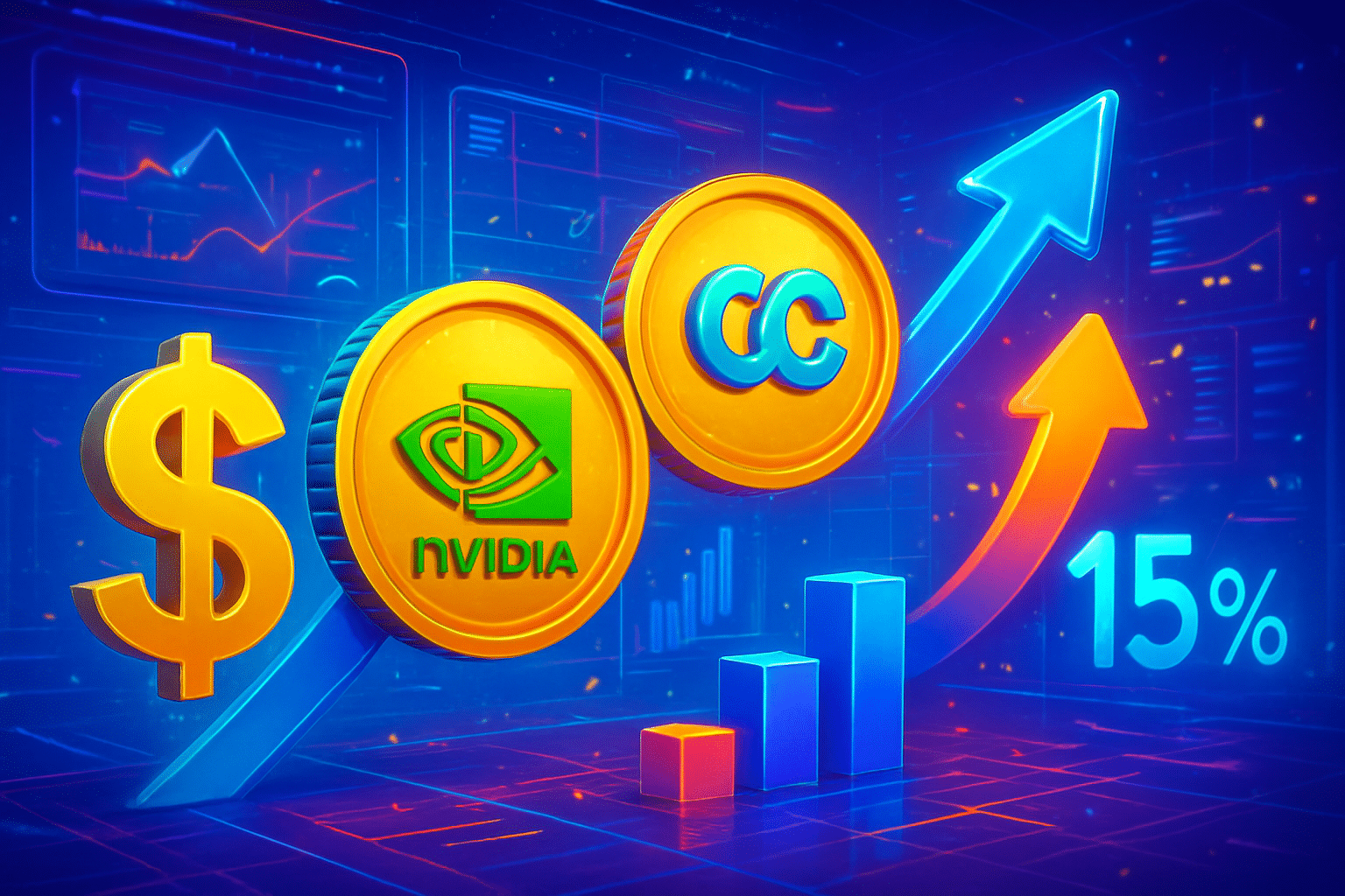 Nvidia rót 2 tỷ USD vào CoreWeave, cổ phiếu CRWV tăng 15%