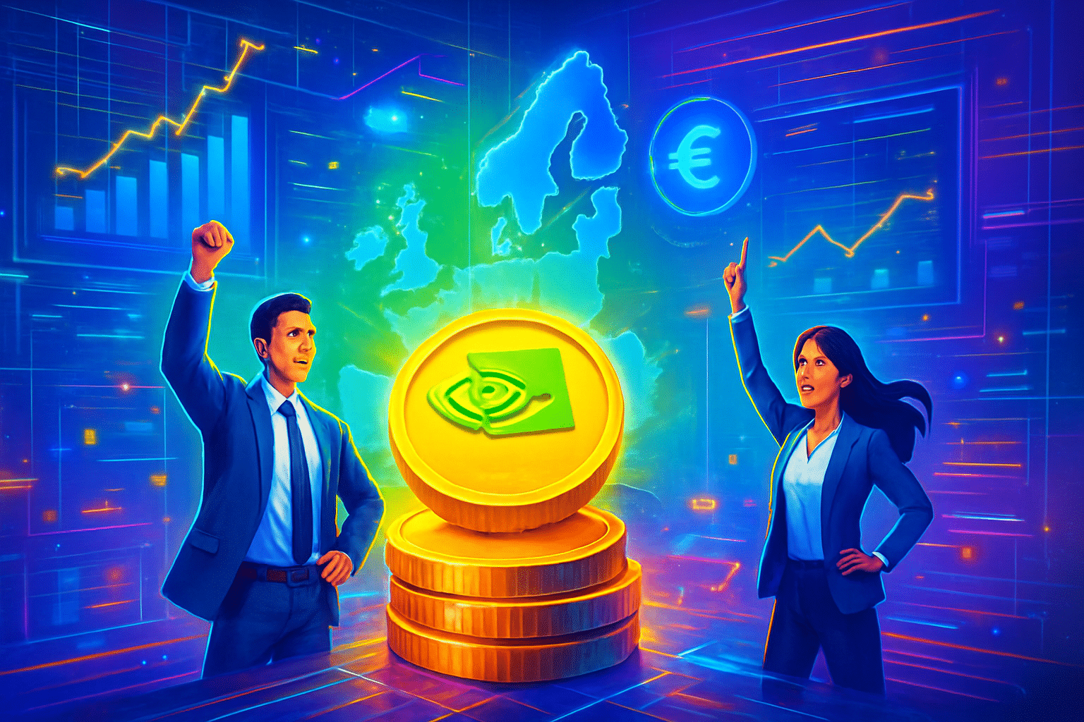 Nvidia rót hơn 5 tỷ USD vào startup châu Âu trong 1 năm