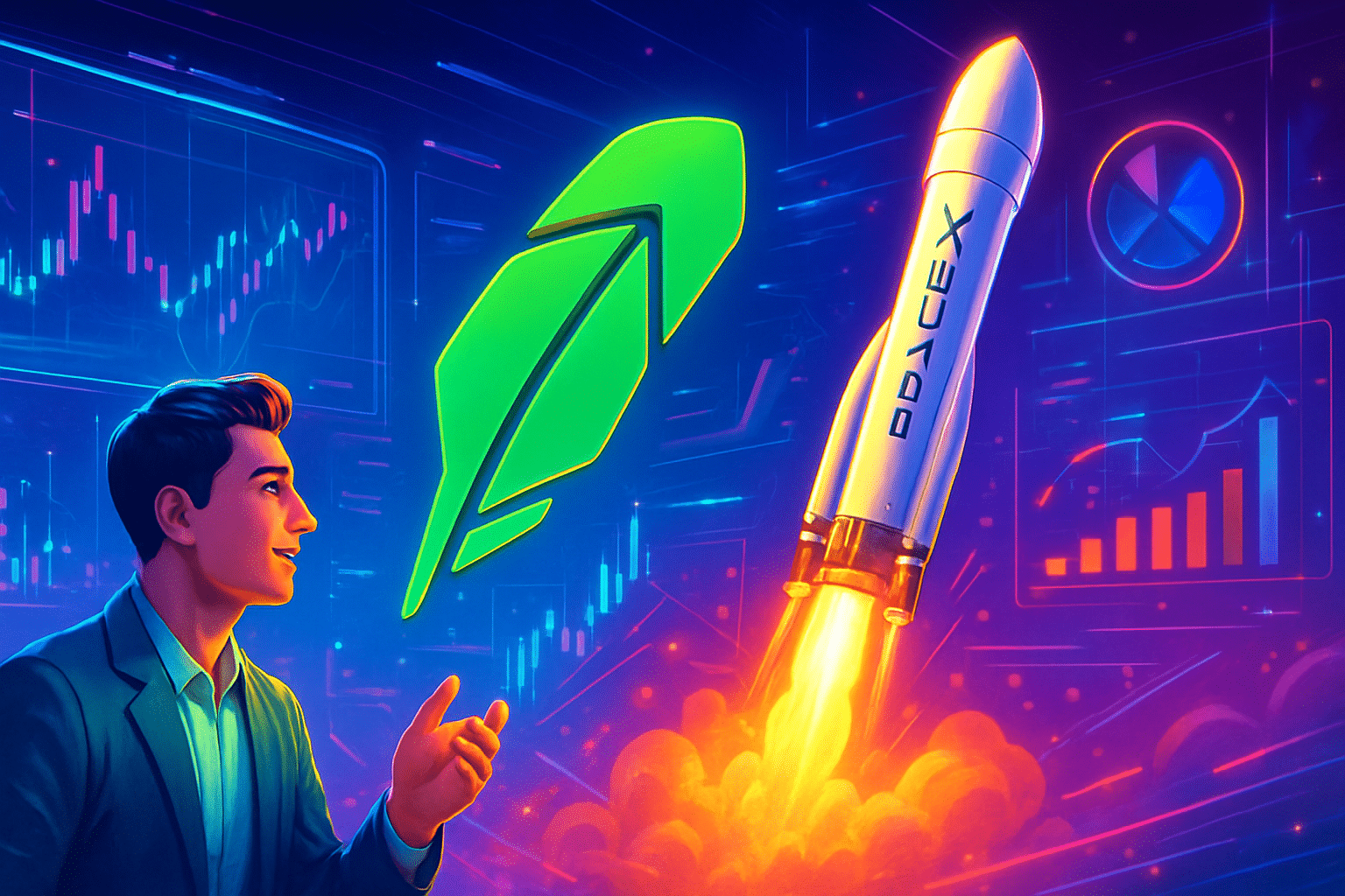 Robinhood nhắm vai trò trong đợt IPO lớn tiềm năng của SpaceX