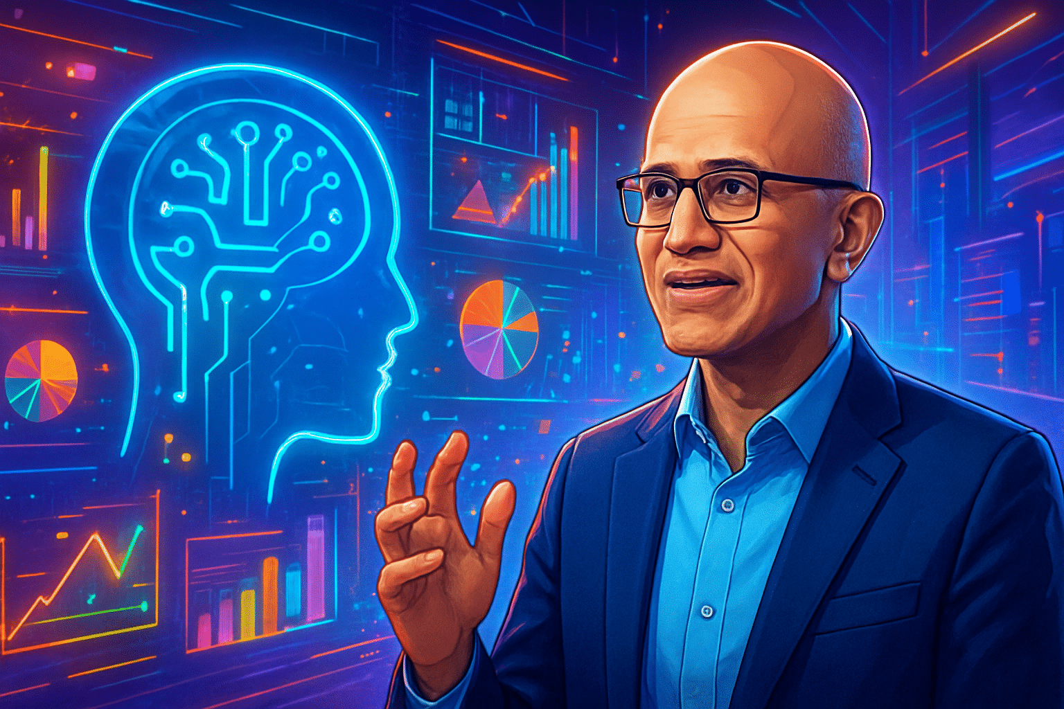 Satya Nadella: Cuộc đua AI sẽ thuộc về nước có Satya Nadella: Cuộc đua AI sẽ thuộc về nước có điện rẻ, ổn định