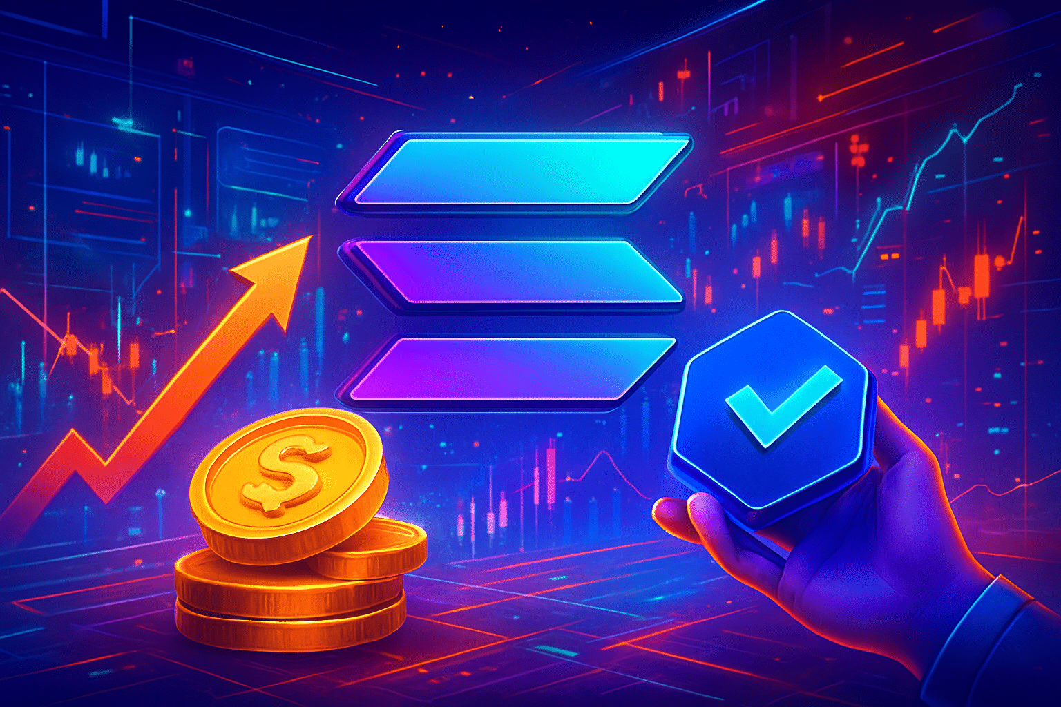 Sharps Technology báo lãi staking Solana vững giữa biến động thị trường