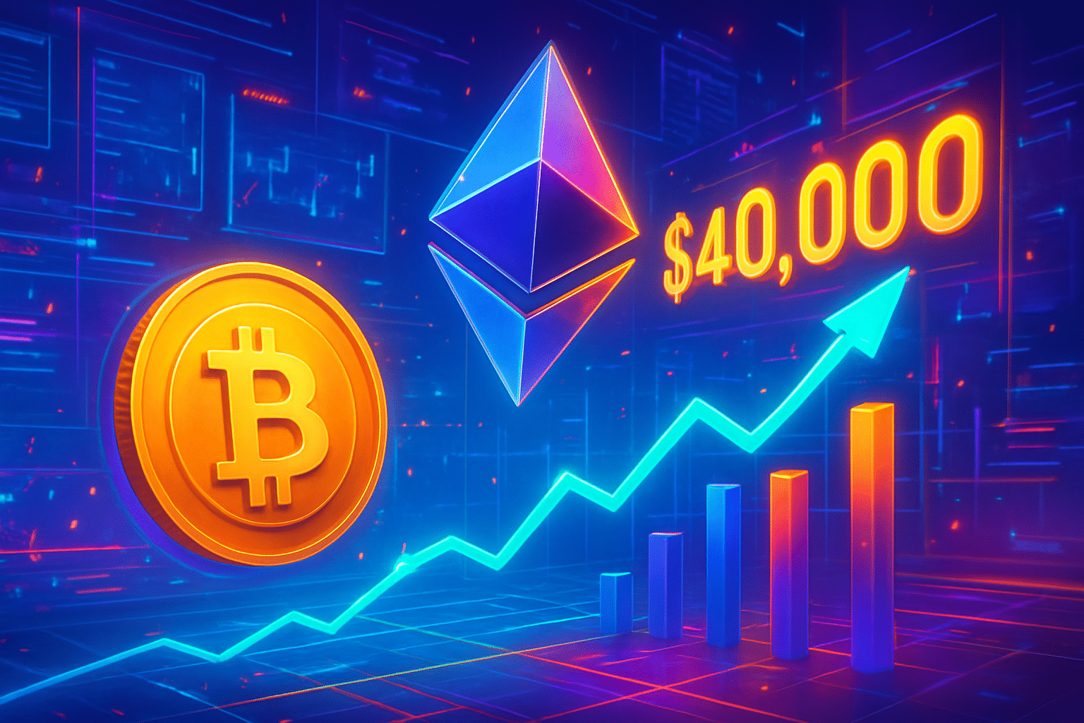 Standard Chartered dự báo Ethereum vượt Bitcoin, lên 40.000 USD Standard Chartered dự báo Ethereum vượt Bitcoin, lên 40.000 USD năm 2030