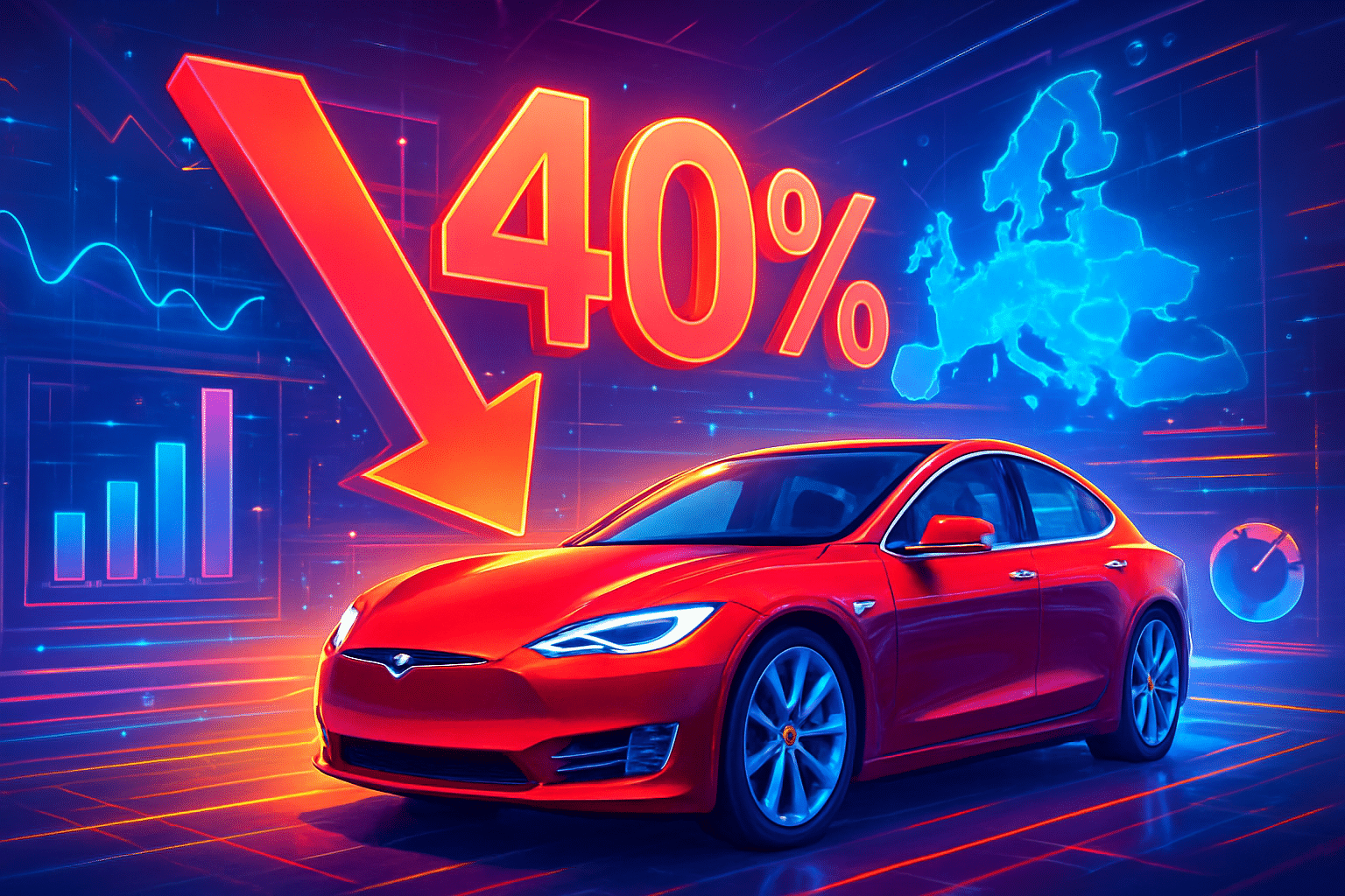 Tesla giảm gần 40% doanh số tại EU năm 2025 Tesla giảm gần 40% doanh số tại EU năm 2025 do cạnh tranh mạnh