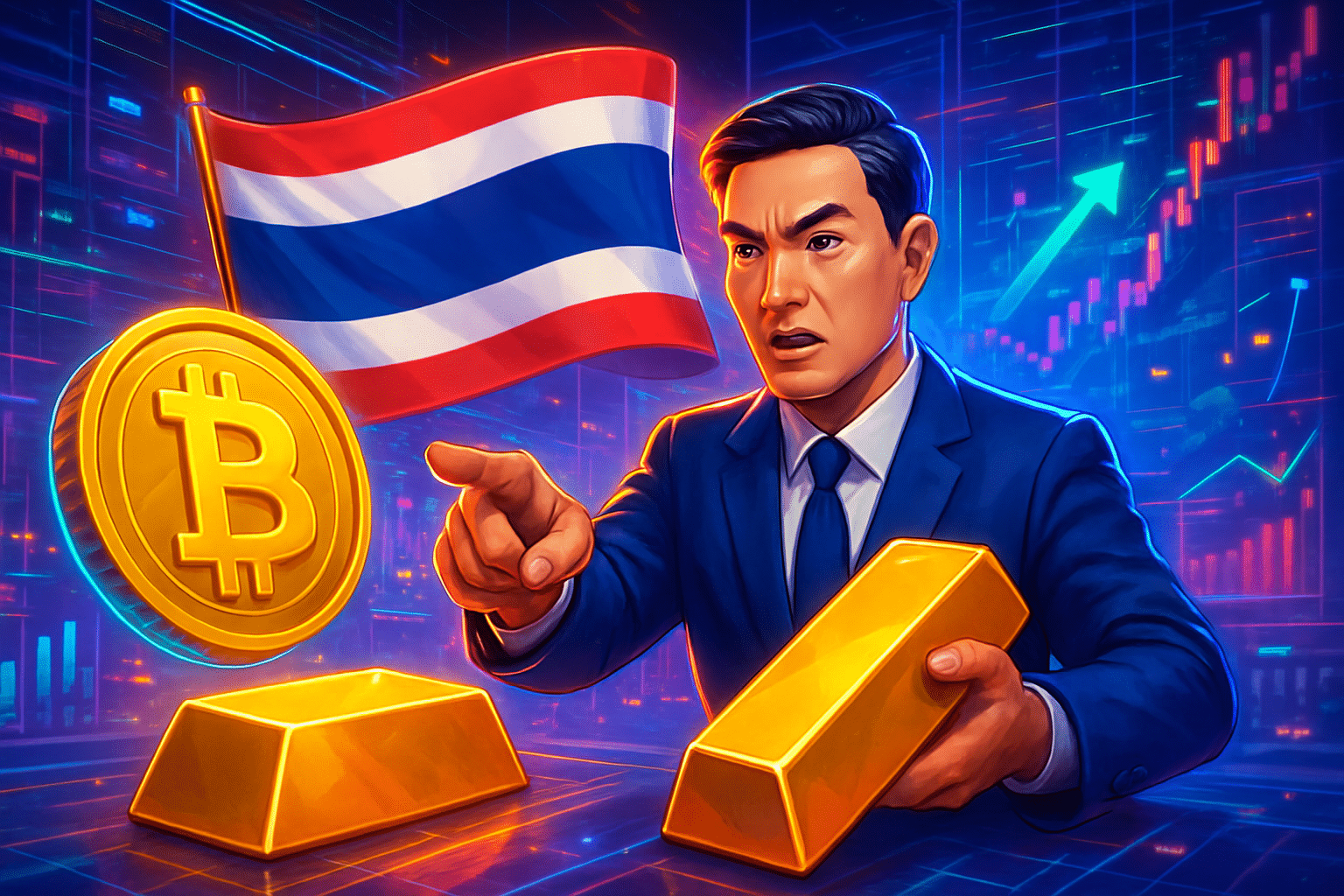 Thái Lan mở chiến dịch trấn áp Grey Money nhắm Thái Lan mở chiến dịch trấn áp Grey Money nhắm vào vàng, crypto