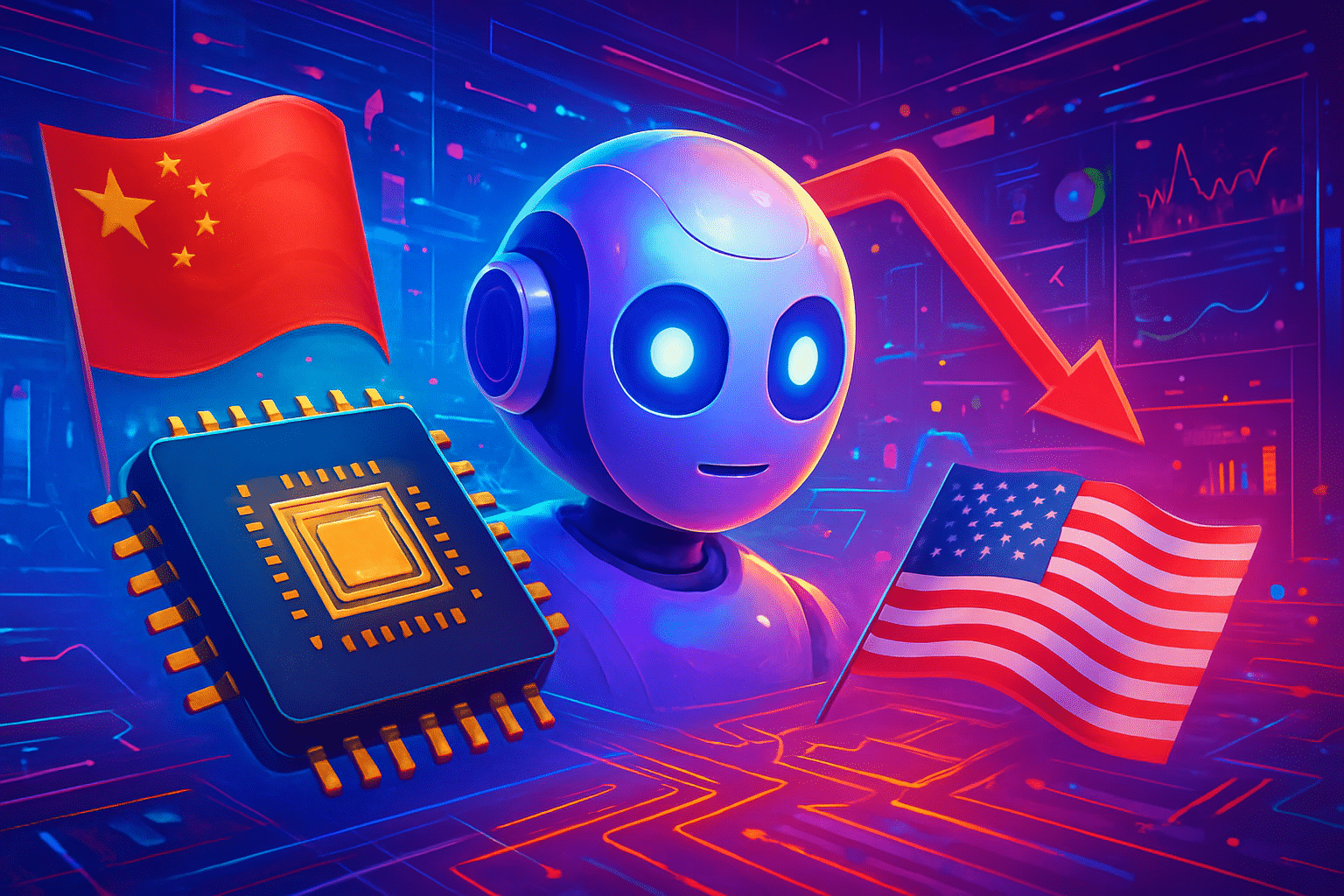 Tham vọng AI của Trung Quốc chững lại vì thiếu Tham vọng AI của Trung Quốc chững lại vì thiếu chip, xa Mỹ