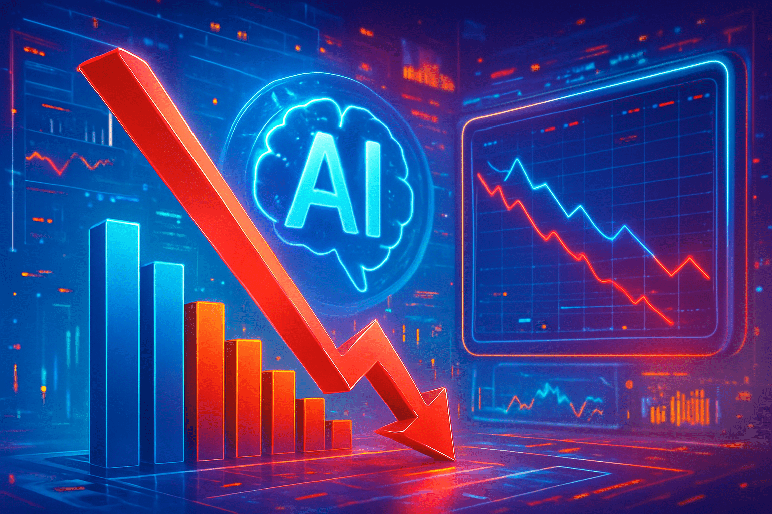 Thị trường châu Á giảm do bán tháo cổ phiếu Thị trường châu Á giảm do bán tháo cổ phiếu công nghệ, AI hạ nhiệt
