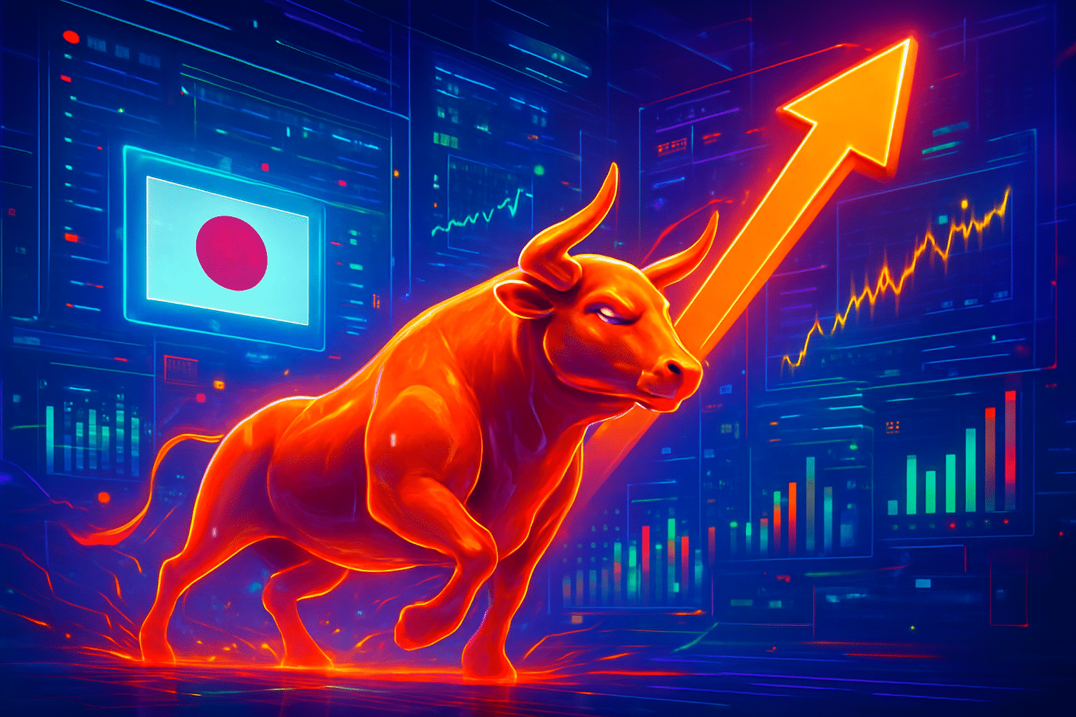 Thị trường chứng khoán Nhật gây sốc với mức tăng Thị trường chứng khoán Nhật gây sốc với mức tăng đầu năm cao nhất 40 năm