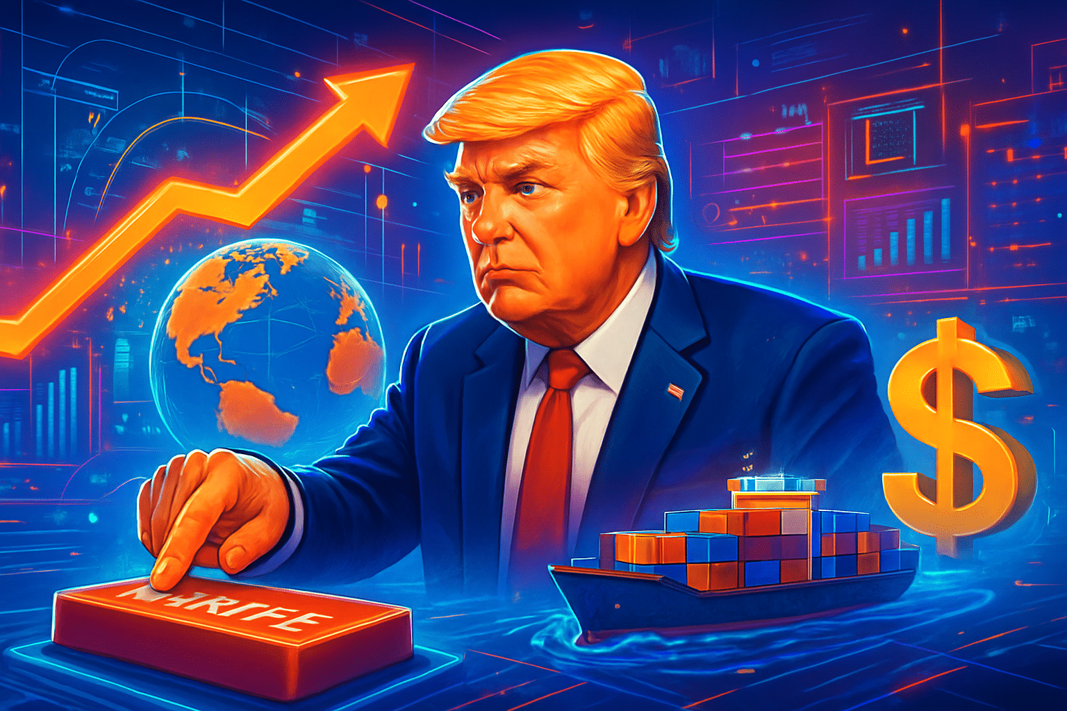 Thuế quan của Trump tái định hình thương mại toàn Thuế quan của Trump tái định hình thương mại toàn cầu năm 2025