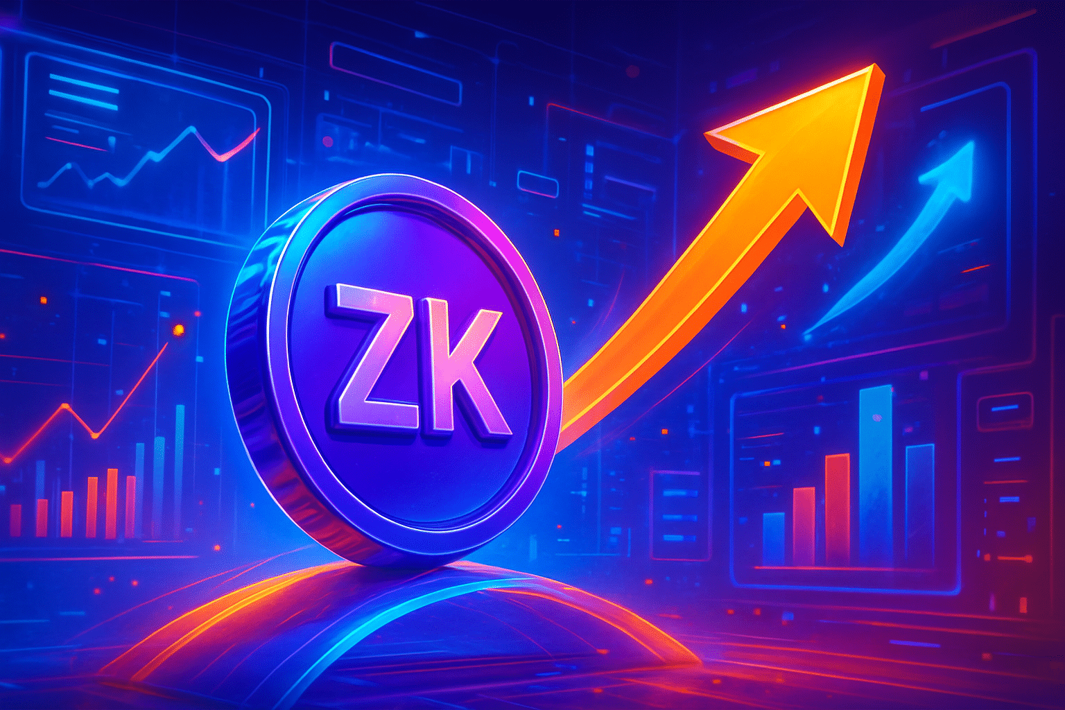 Token ZK tăng dựng đứng sau khi được Upbit niêm Token ZK tăng dựng đứng sau khi được Upbit niêm yết