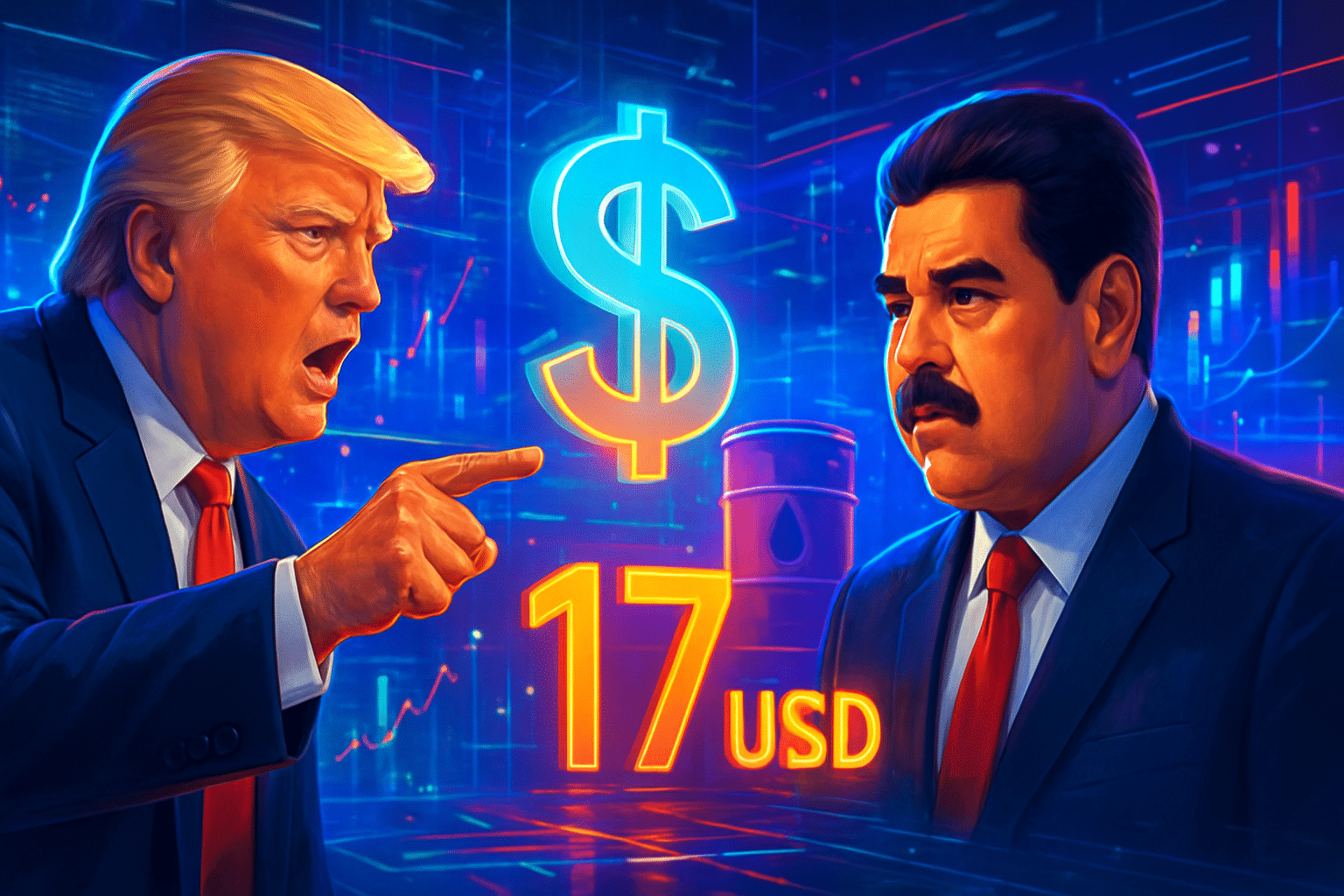 Trump cáo buộc Maduro đánh cắp 17 nghìn tỷ USD Trump cáo buộc Maduro đánh cắp 17 nghìn tỷ USD dầu Mỹ