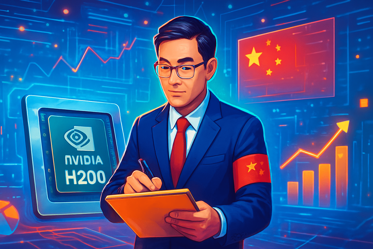 Trung Quốc soạn dự luật quản lý mua chip Nvidia Trung Quốc soạn dự luật quản lý mua chip Nvidia H200 nội địa tháng này