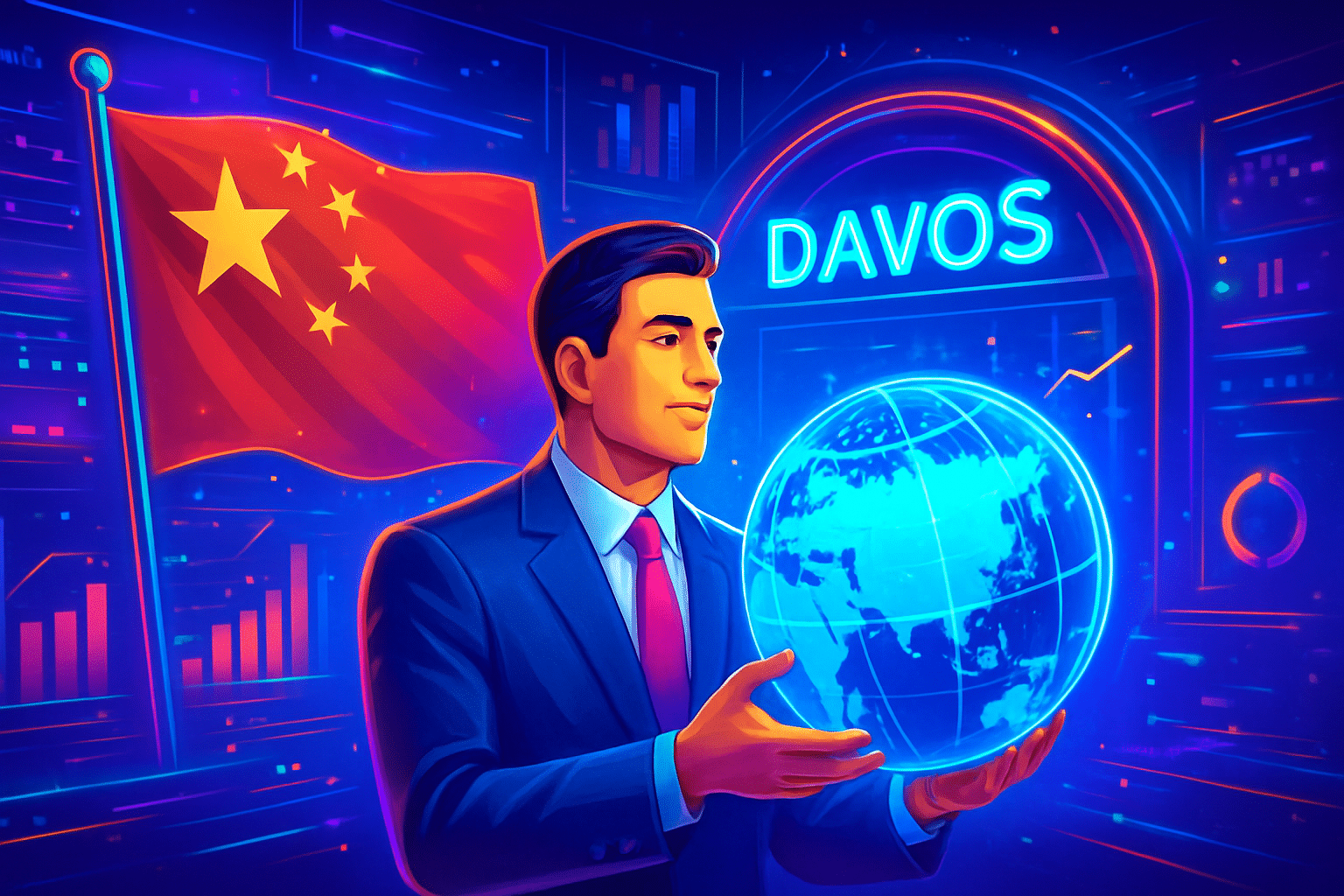 Trung Quốc tự định vị đối tác ổn định khi Trung Quốc tự định vị đối tác ổn định khi Davos khai mạc
