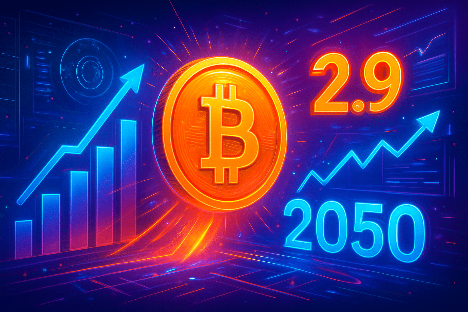 VanEck nêu kịch bản Bitcoin đạt 2,9 triệu USD vào VanEck nêu kịch bản Bitcoin đạt 2,9 triệu USD vào năm 2050