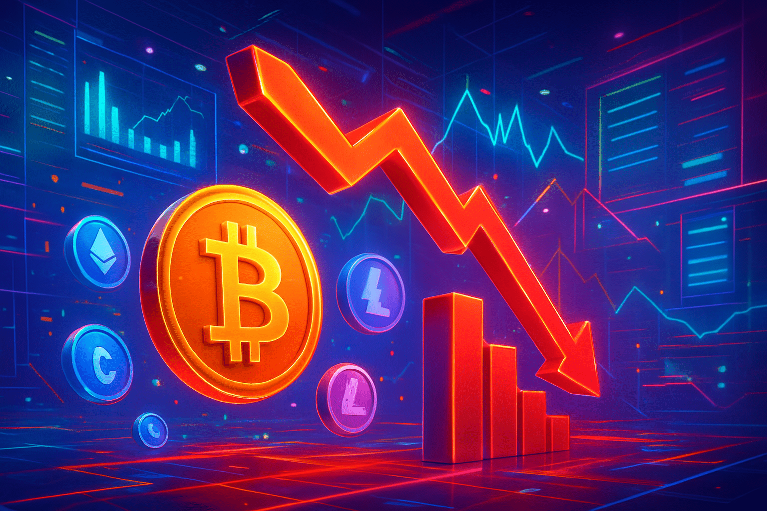 Vì sao cổ phiếu tiền mã hóa đồng loạt lao Vì sao cổ phiếu tiền mã hóa đồng loạt lao dốc hôm nay?