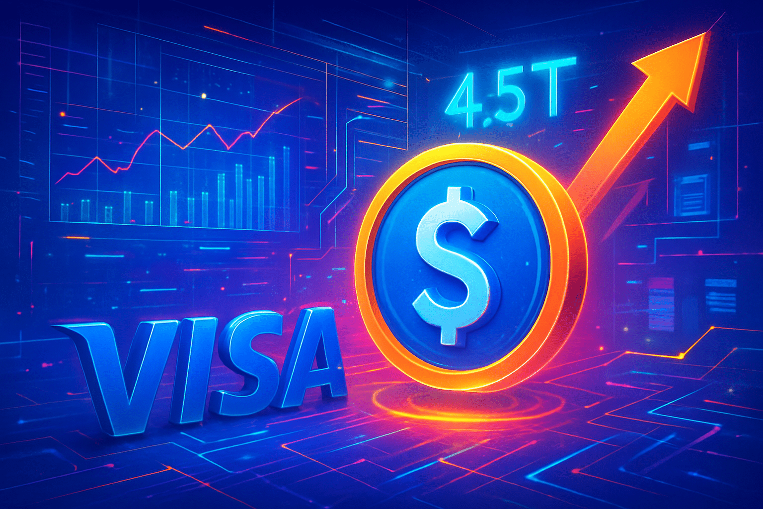 Visa: Khối lượng thanh toán stablecoin tăng vọt, 4,5 tỷ Visa: Khối lượng thanh toán stablecoin tăng vọt, 4,5 tỷ USD/năm