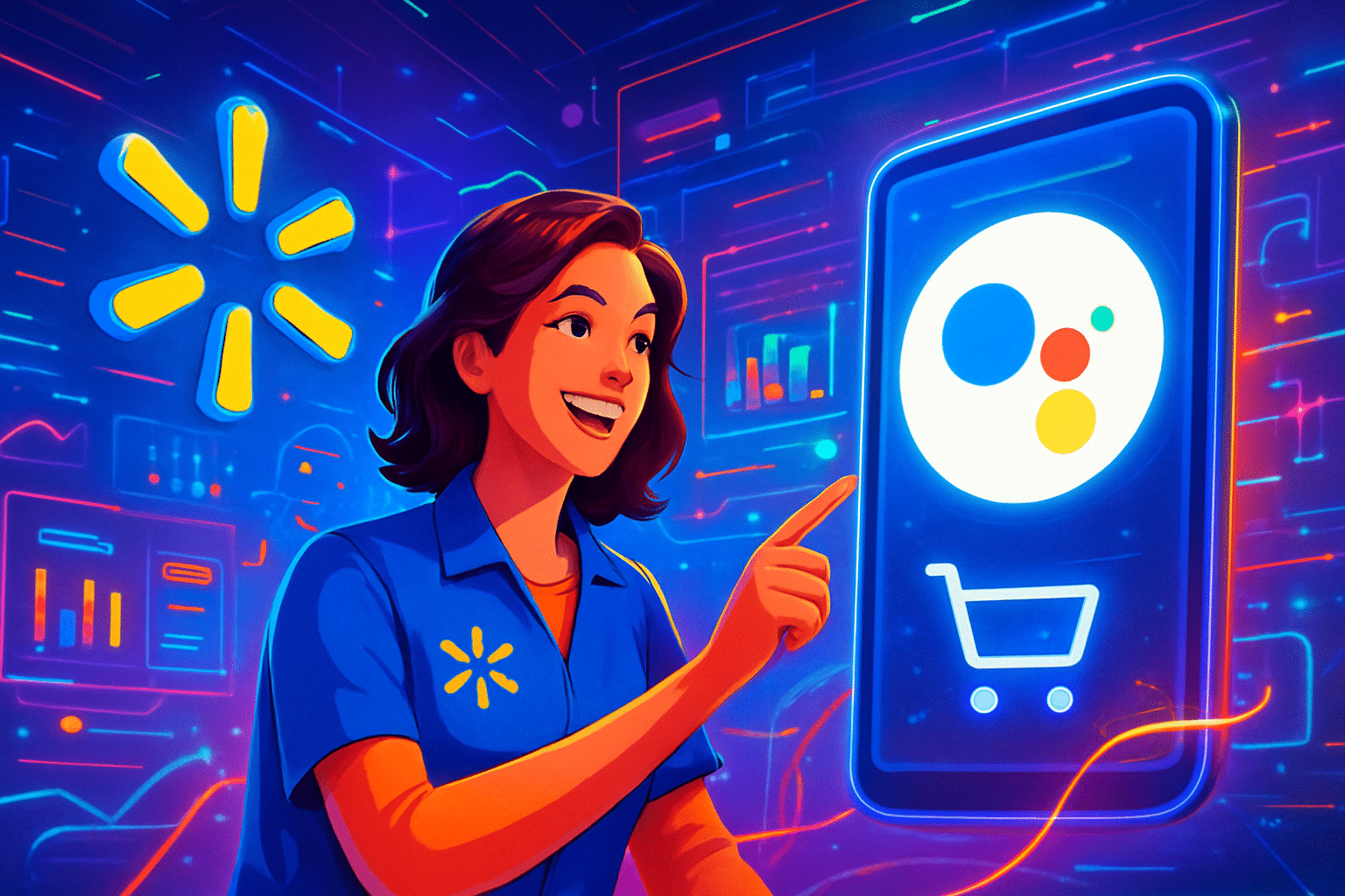 Walmart dùng trợ lý AI của Google để tăng tốc Walmart dùng trợ lý AI của Google để tăng tốc mua sắm số
