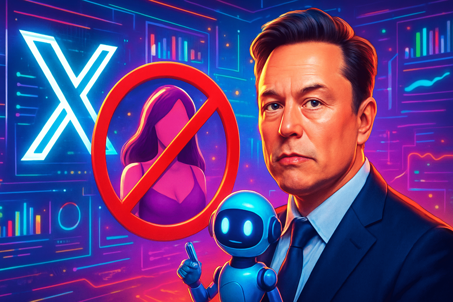 X của Musk có thể bị cấm ở Anh vì X của Musk có thể bị cấm ở Anh vì ảnh không phù hợp từ Grok