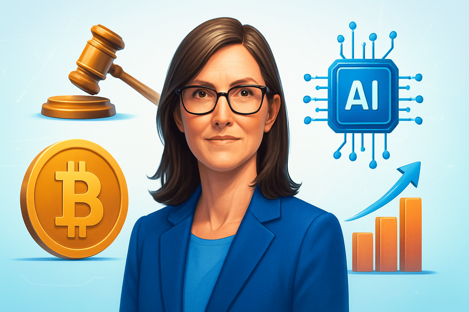 Cathie Wood: Bitcoin là giải pháp cho hỗn loạn giảm Cathie Wood: Bitcoin là giải pháp cho hỗn loạn giảm phát do AI
