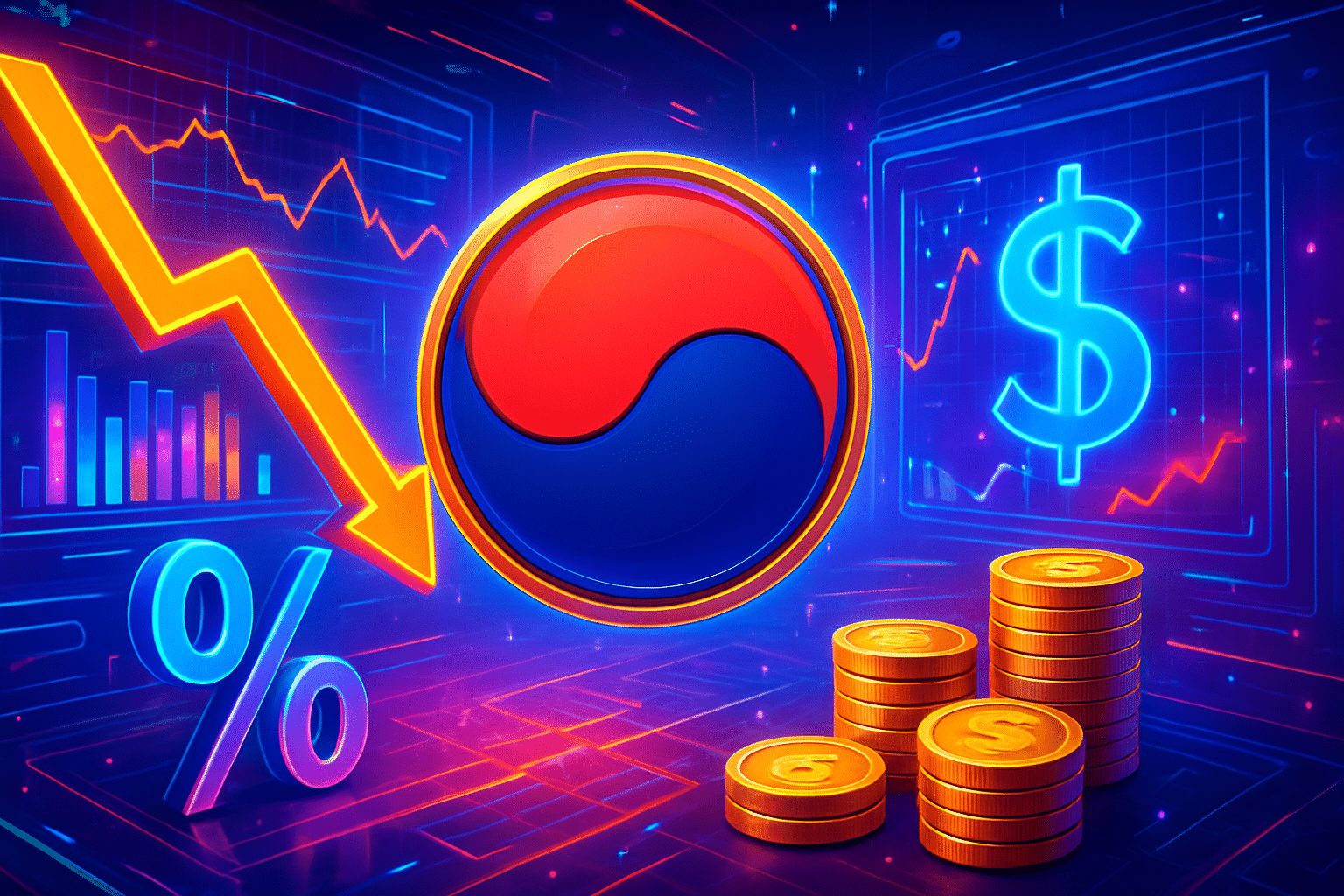 Hàn Quốc hạ nhiệt lạm phát, lo ngại biến động tỷ giá còn kéo dài