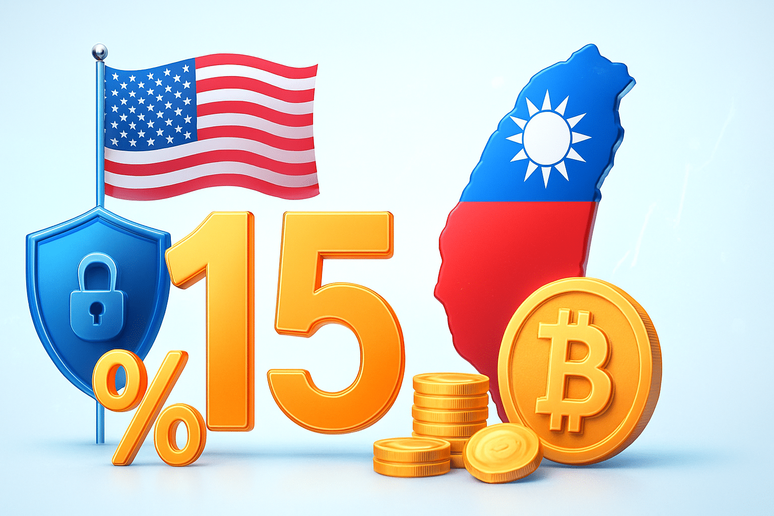 Mỹ hạ thuế quan với Đài Loan xuống 15% trong Mỹ hạ thuế quan với Đài Loan xuống 15% trong thỏa thuận mới ký