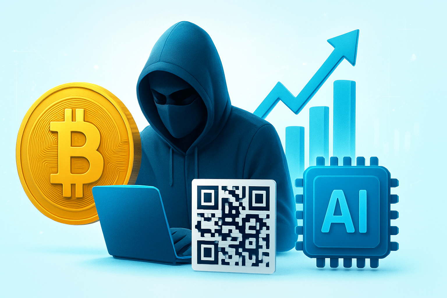 Tội phạm tăng 500% lừa đảo crypto nhờ tự động Tội phạm tăng 500% lừa đảo crypto nhờ tự động hóa AI