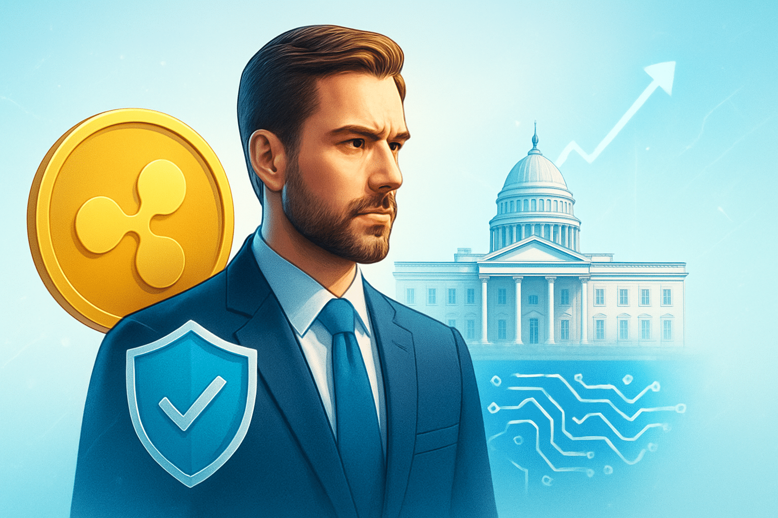 CEO Ripple ủng hộ Nhà Trắng siết ngân hàng, nói CEO Ripple ủng hộ Nhà Trắng siết ngân hàng, nói CLARITY bảo vệ dân Mỹ