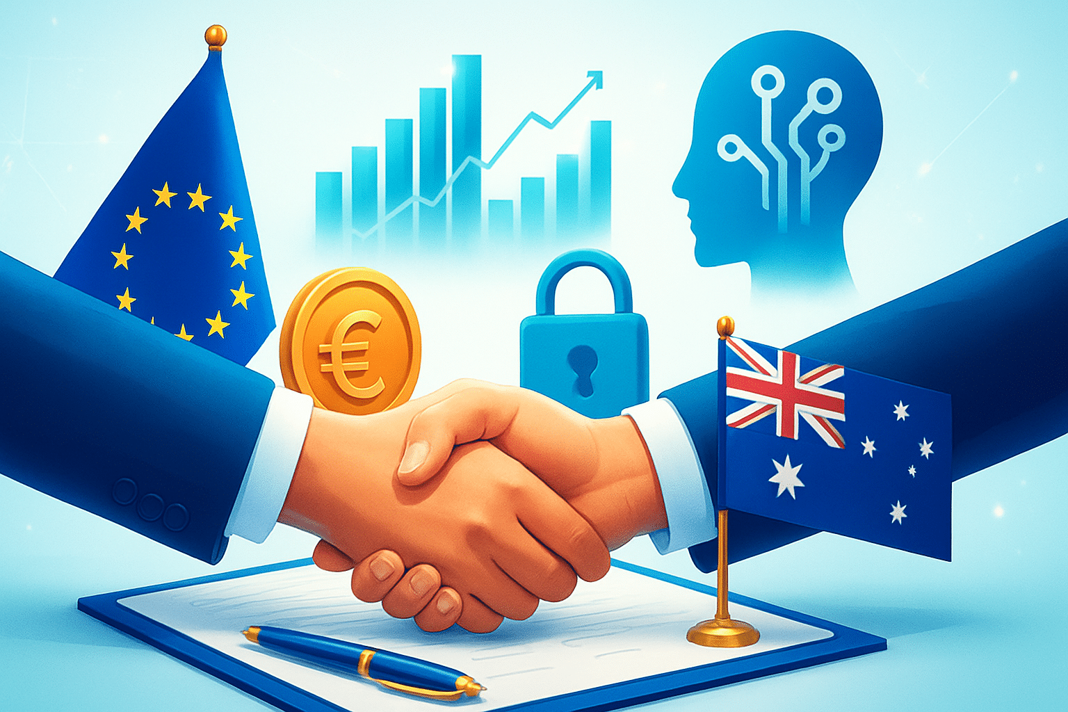 EU-Australia ký hiệp ước, báo hiệu dịch chuyển khỏi biến EU-Australia ký hiệp ước, báo hiệu dịch chuyển khỏi biến động G2