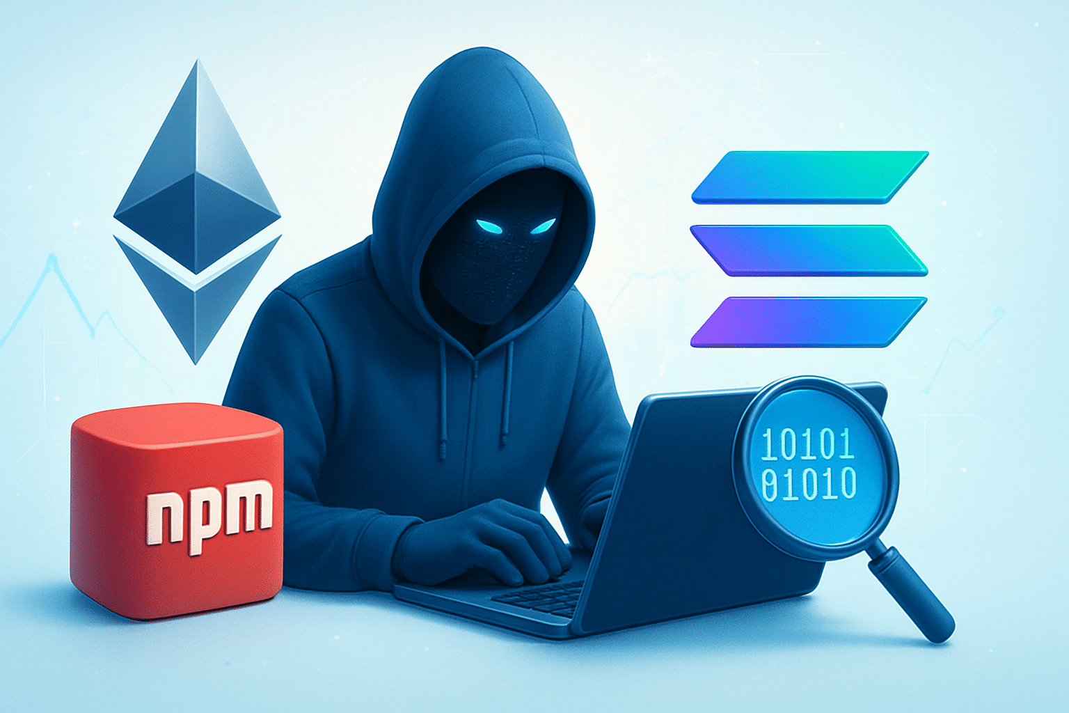 Hacker nhắm dev ETH và SOL bằng gói npm typosquat Hacker nhắm dev ETH và SOL bằng gói npm typosquat