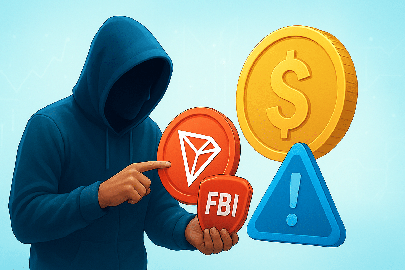 Người dùng TRON bị nhắm mục tiêu bởi token FBI Người dùng TRON bị nhắm mục tiêu bởi token FBI giả trong lừa đảo 9 tỷ USD