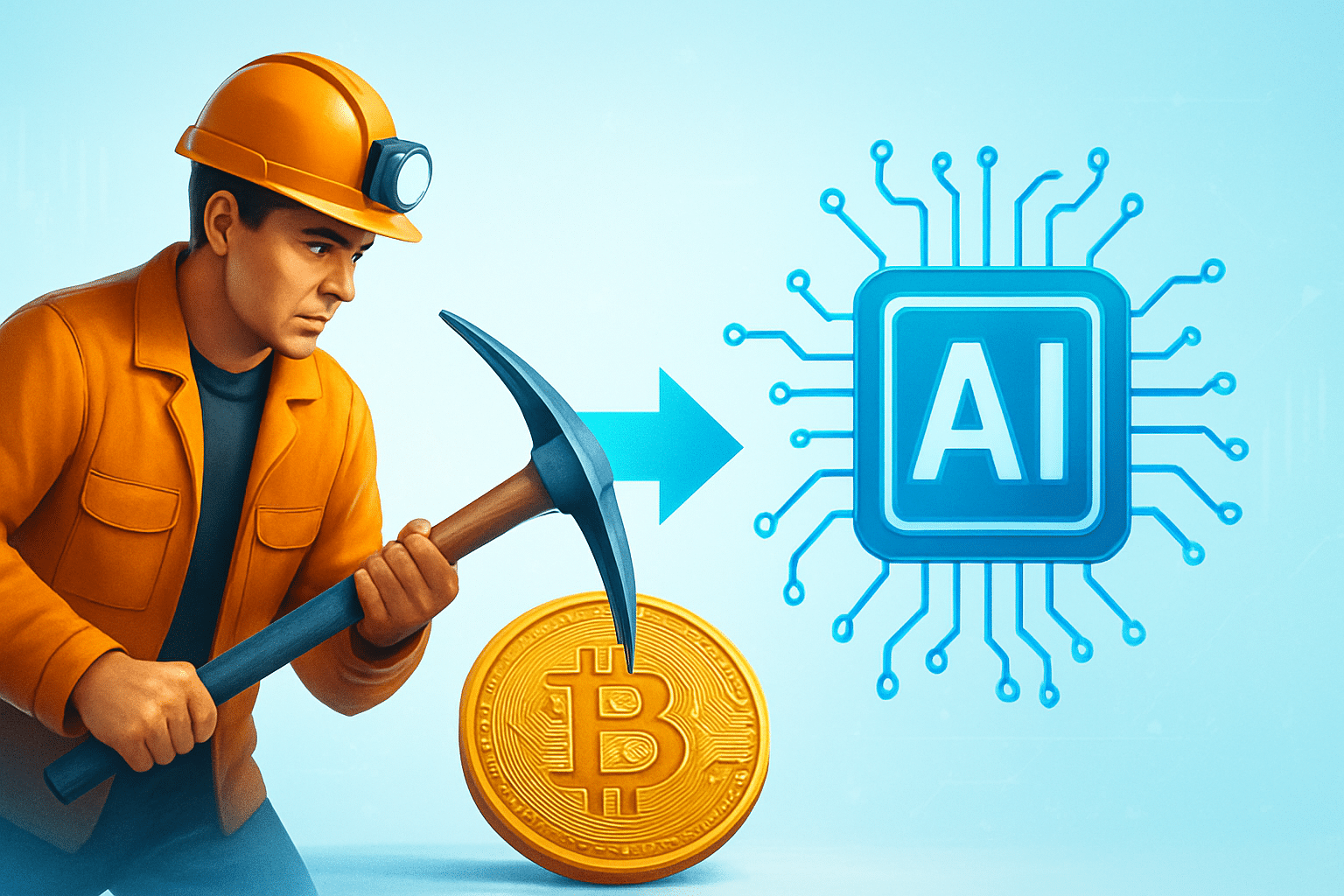 Thợ đào Bitcoin chuyển sang AI khi halving và điện Thợ đào Bitcoin chuyển sang AI khi halving và điện đắt bào mòn lợi nhuận