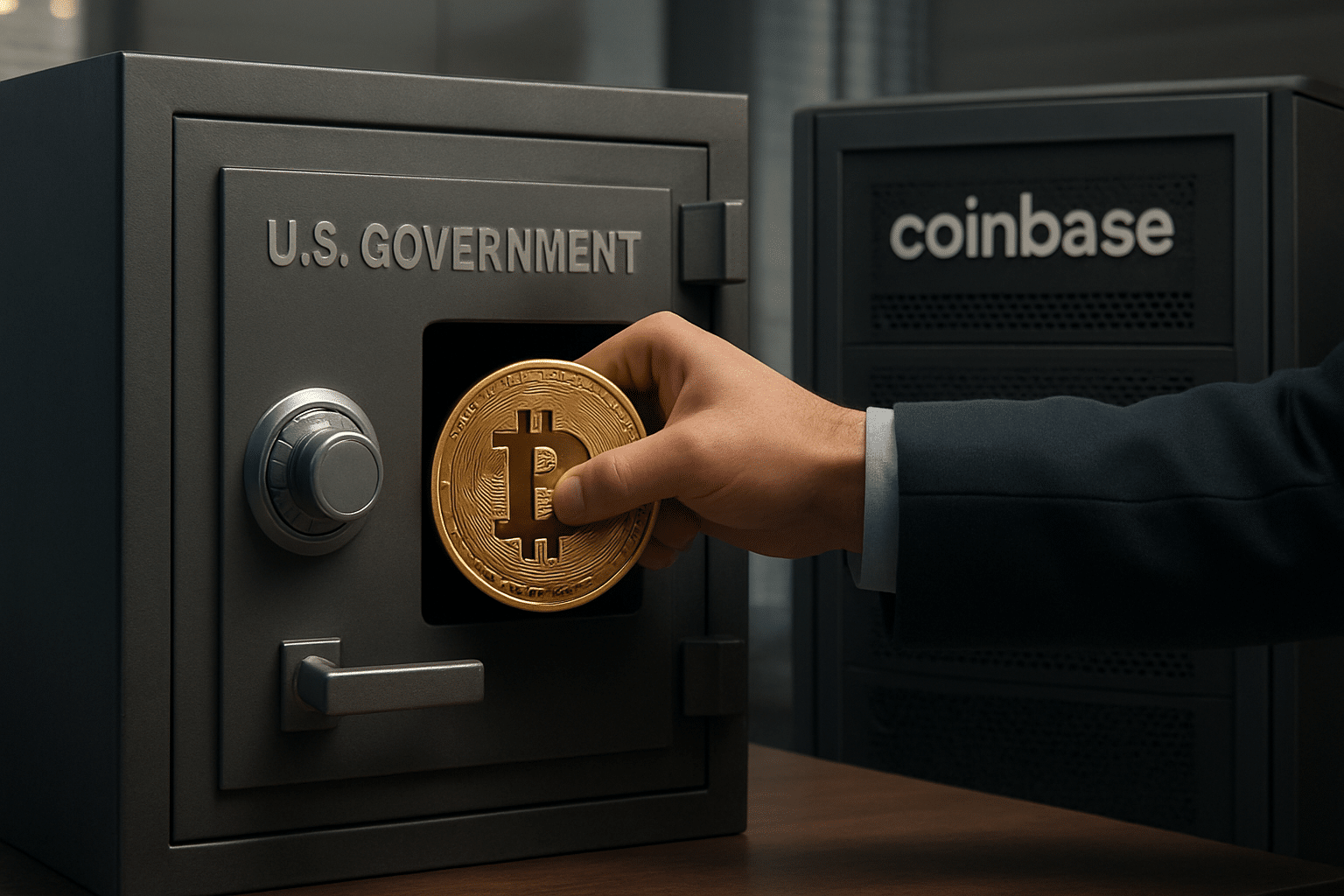 Chính phủ Mỹ chuyển BTC tịch thu lên Coinbase khi Chính phủ Mỹ chuyển BTC tịch thu lên Coinbase khi kho đạt 22 tỷ USD