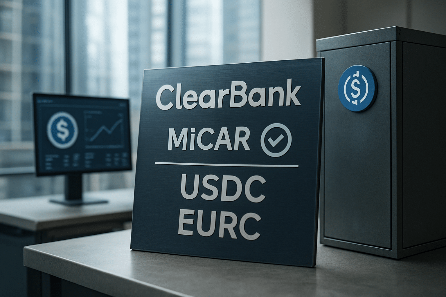 ClearBank được MiCAR phê duyệt cung cấp USDC và EURC ClearBank được MiCAR phê duyệt cung cấp USDC và EURC tại châu Âu