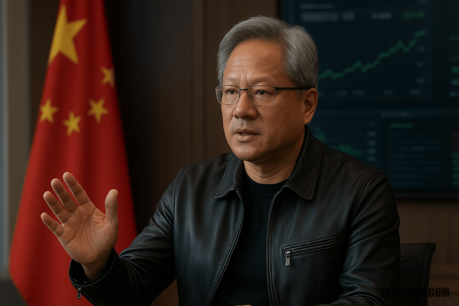 Jensen Huang kêu gọi đàm phán AI trực tiếp với Jensen Huang kêu gọi đàm phán AI trực tiếp với Trung Quốc thay vì hạn chế