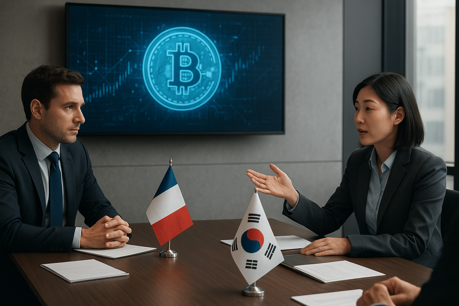 Phái đoàn Pháp và Hàn Quốc họp bàn về kinh tế số toàn cầu Phái đoàn Pháp và Hàn Quốc họp bàn về kinh tế số toàn cầu