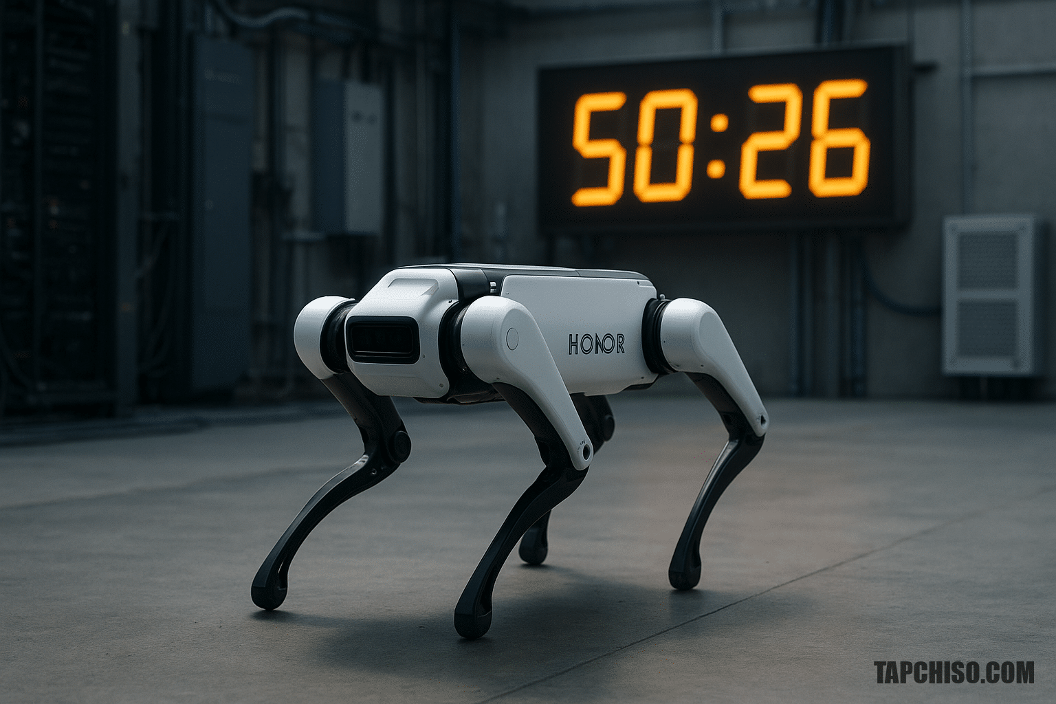 Robot của Honor phá kỷ lục thế giới, về đích Robot của Honor phá kỷ lục thế giới, về đích sau 50 phút 26 giây