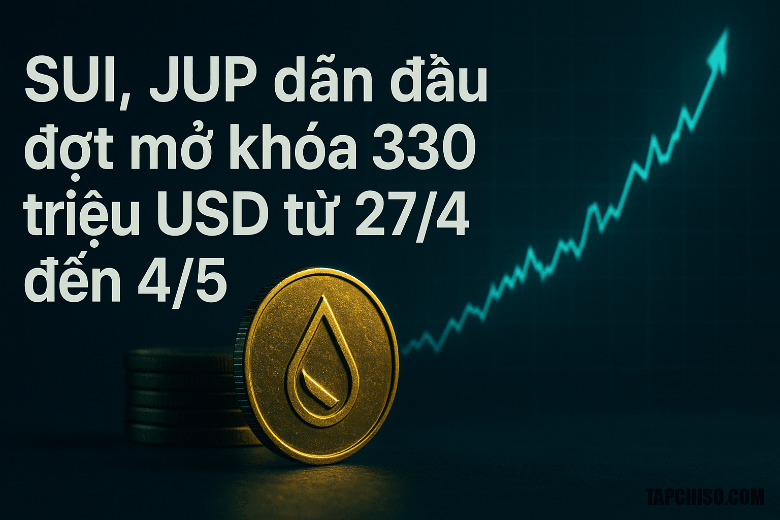 SUI, JUP dẫn đầu đợt mở khóa 330 triệu USD SUI, JUP dẫn đầu đợt mở khóa 330 triệu USD từ 27/4 đến 4/5