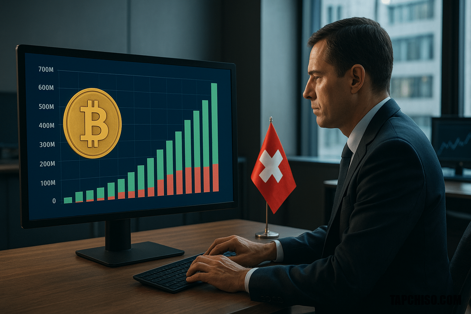 Thụy Sĩ dẫn đầu châu Âu với 728 triệu USD Thụy Sĩ dẫn đầu châu Âu với 728 triệu USD vốn crypto năm 2025