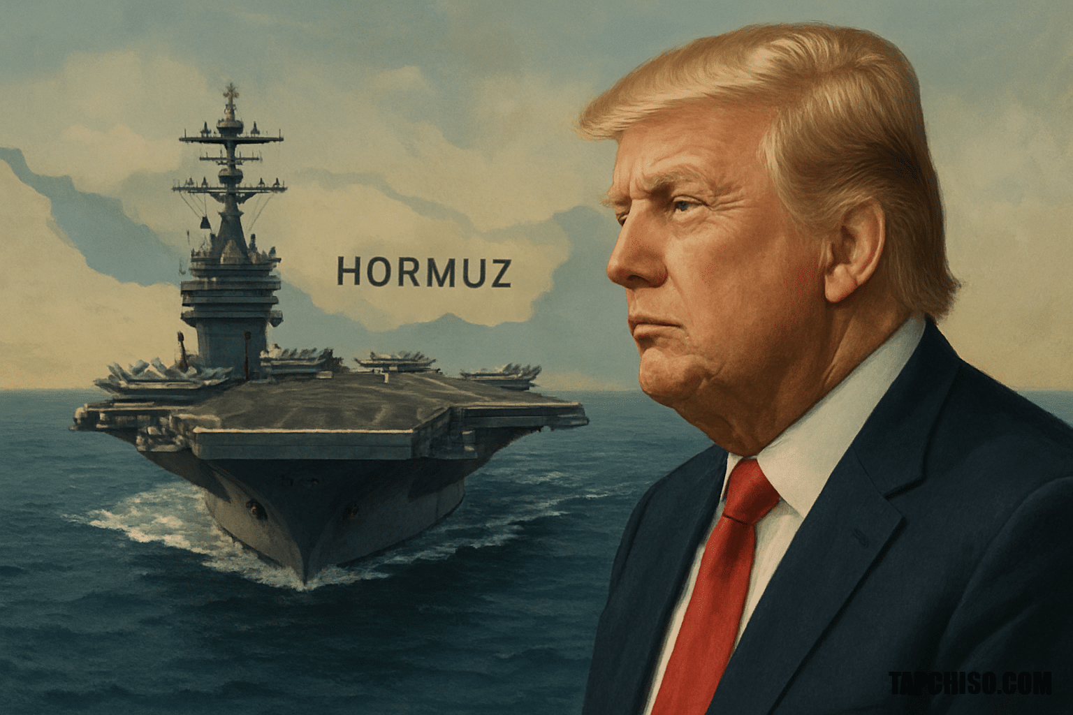 Trump tuyên bố Mỹ sẽ phong tỏa eo biển Hormuz Trump tuyên bố Mỹ sẽ phong tỏa eo biển Hormuz