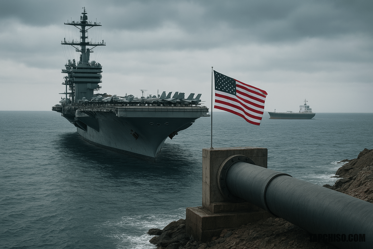 Trump tuyên bố đóng eo biển Hormuz với Iran khi Trump tuyên bố đóng eo biển Hormuz với Iran khi đàm phán hòa bình căng thẳng