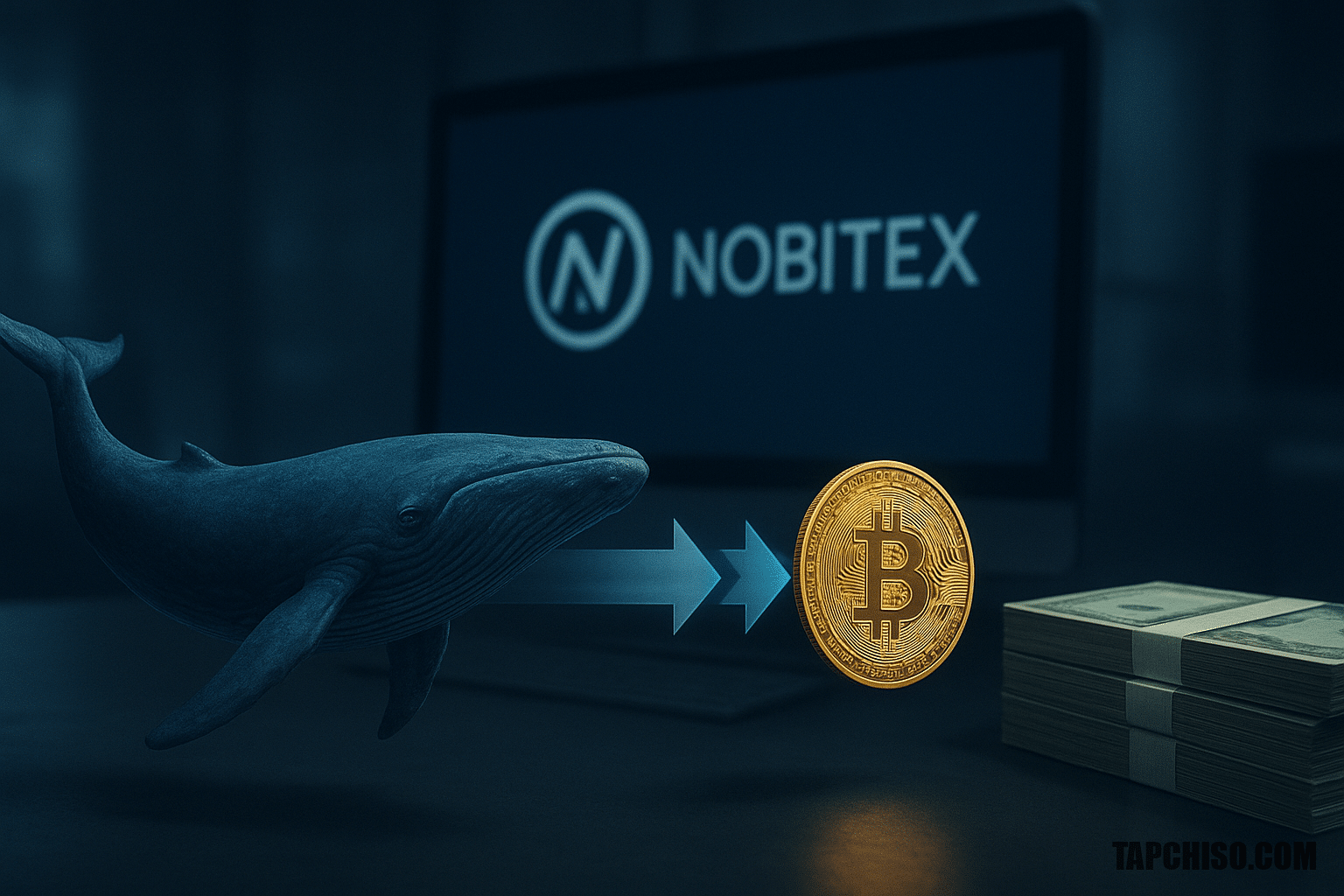 Cá voi vẫn chuyển tiền qua Nobitex Cá voi vẫn chuyển tiền qua Nobitex