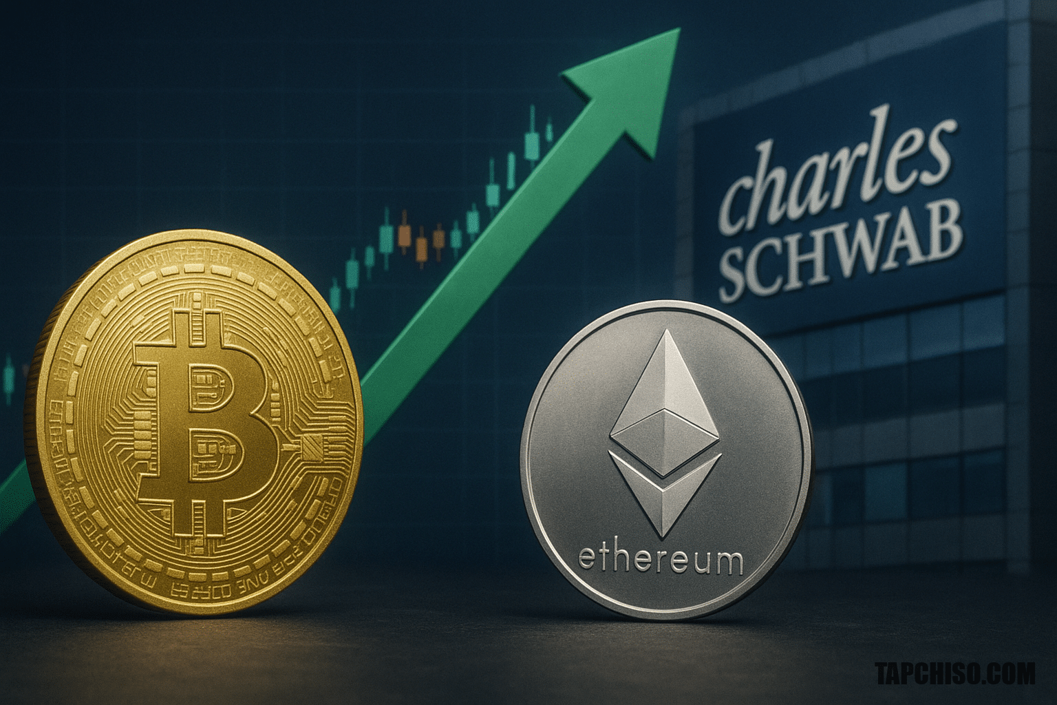 Charles Schwab ra mắt giao dịch spot Bitcoin và Ethereum Charles Schwab ra mắt giao dịch spot Bitcoin và Ethereum