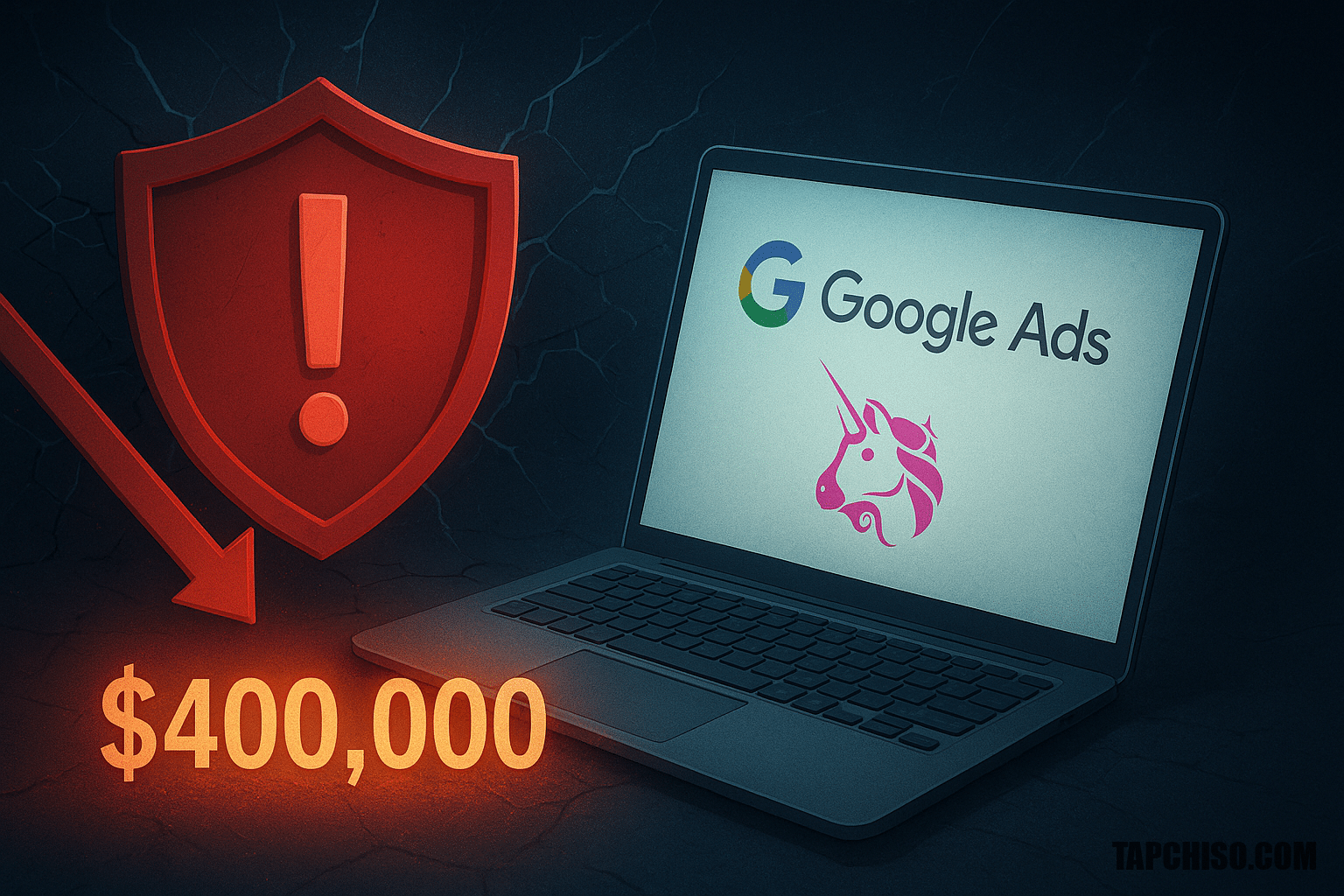 Kẻ gian lợi dụng Google Ads để lừa người dùng Kẻ gian lợi dụng Google Ads để lừa người dùng Uniswap mất hơn 400.000 USD