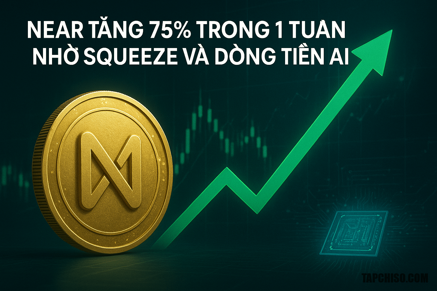 NEAR tăng 75% trong 1 tuần nhờ squeeze và dòng NEAR tăng 75% trong 1 tuần nhờ squeeze và dòng tiền AI