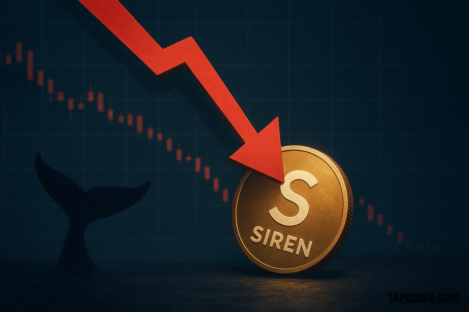 Cá voi nắm 94% nguồn cung tiếp tục xả, SIREN Cá voi nắm 94% nguồn cung tiếp tục xả, SIREN lao dốc