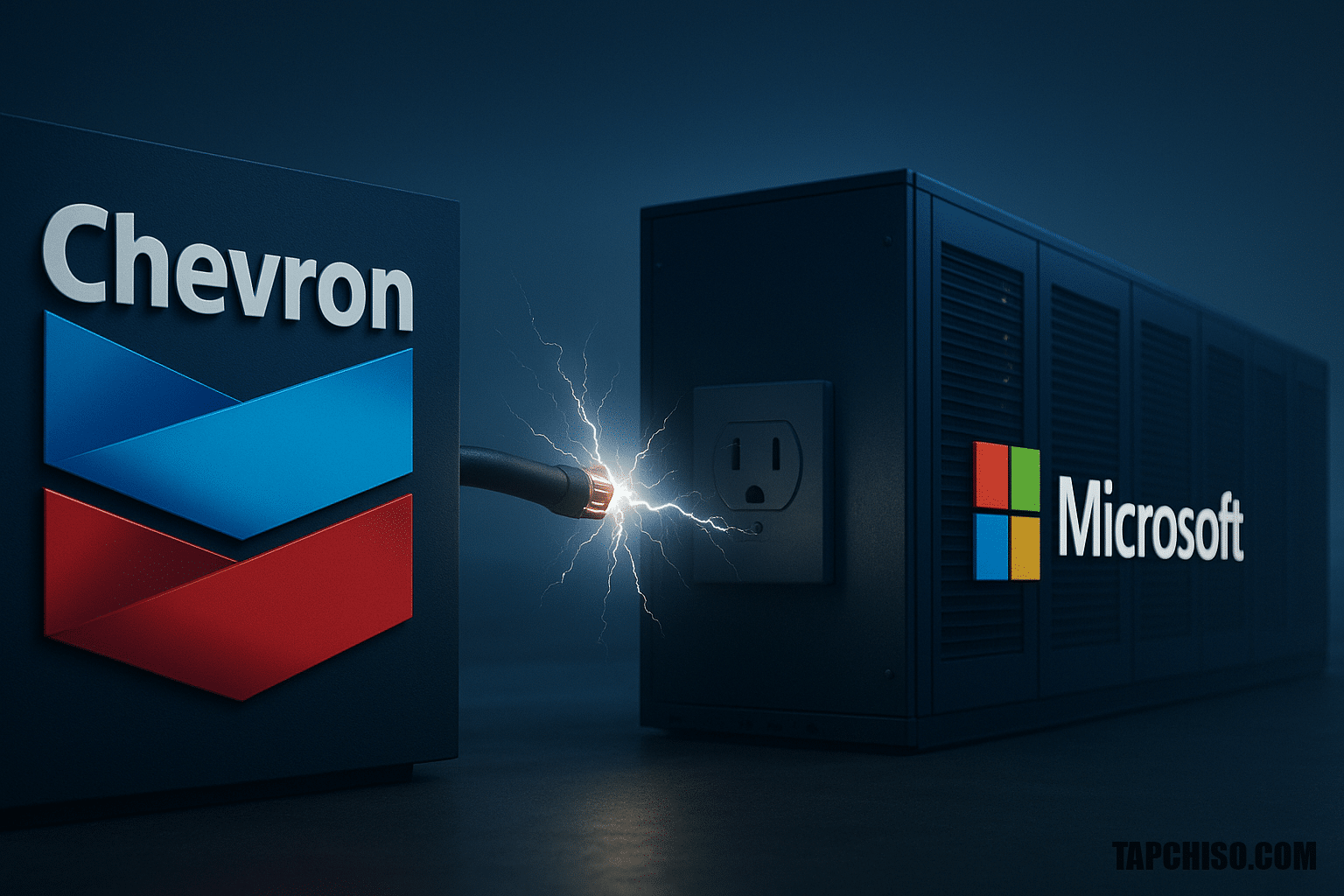 Chevron ký thỏa thuận với Microsoft cung cấp điện cho Chevron ký thỏa thuận với Microsoft cung cấp điện cho trung tâm AI ở Texas